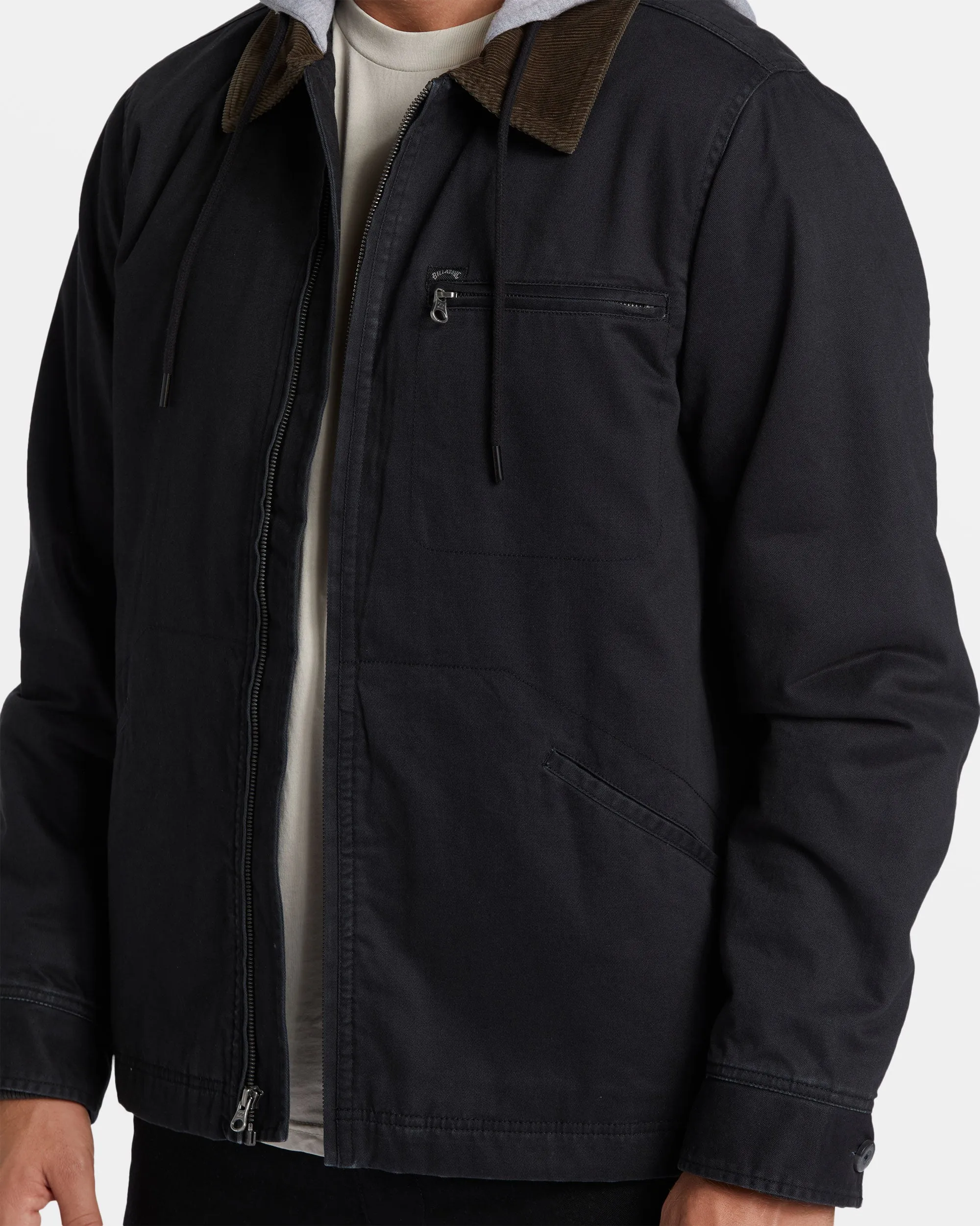 Barlow Hooded Jacket - Washed Black sold by Billabong product image thumbnail 4
