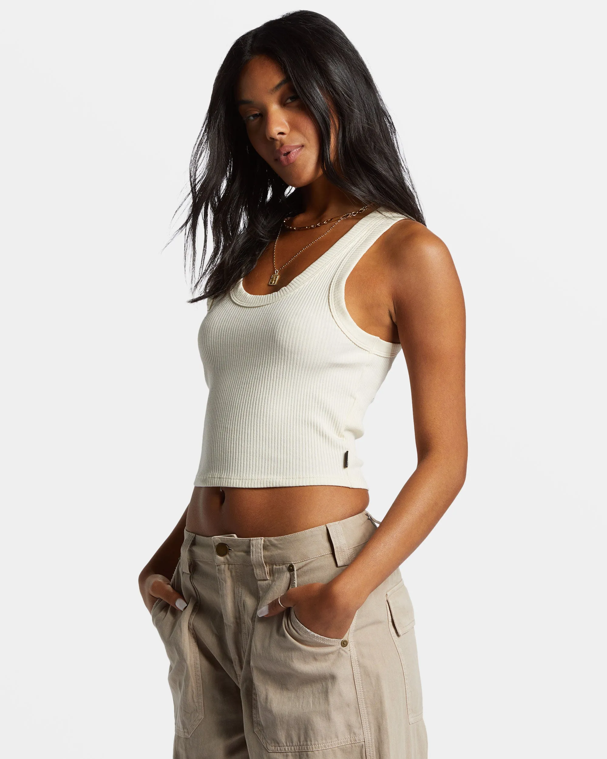 Rerun Tank Top - White Cap sold by Billabong product image thumbnail 4