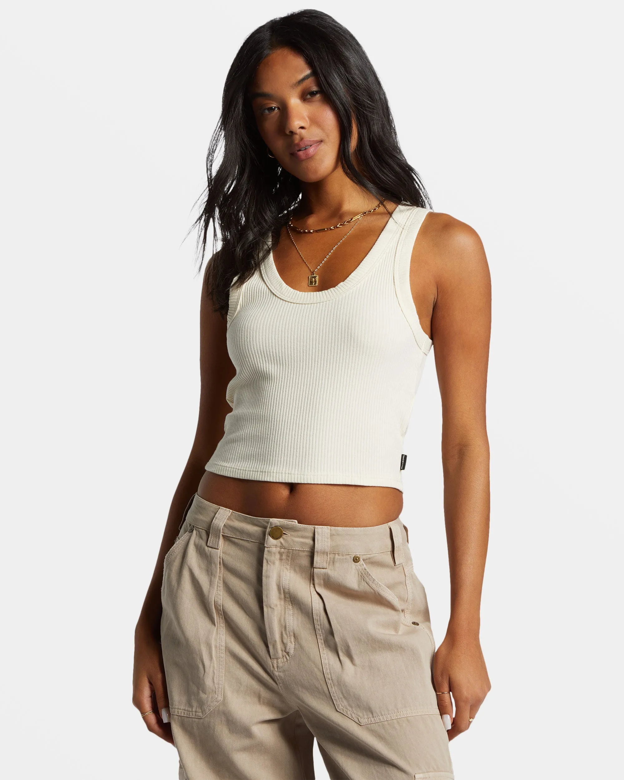 Rerun Tank Top - White Cap sold by Billabong product image thumbnail 2