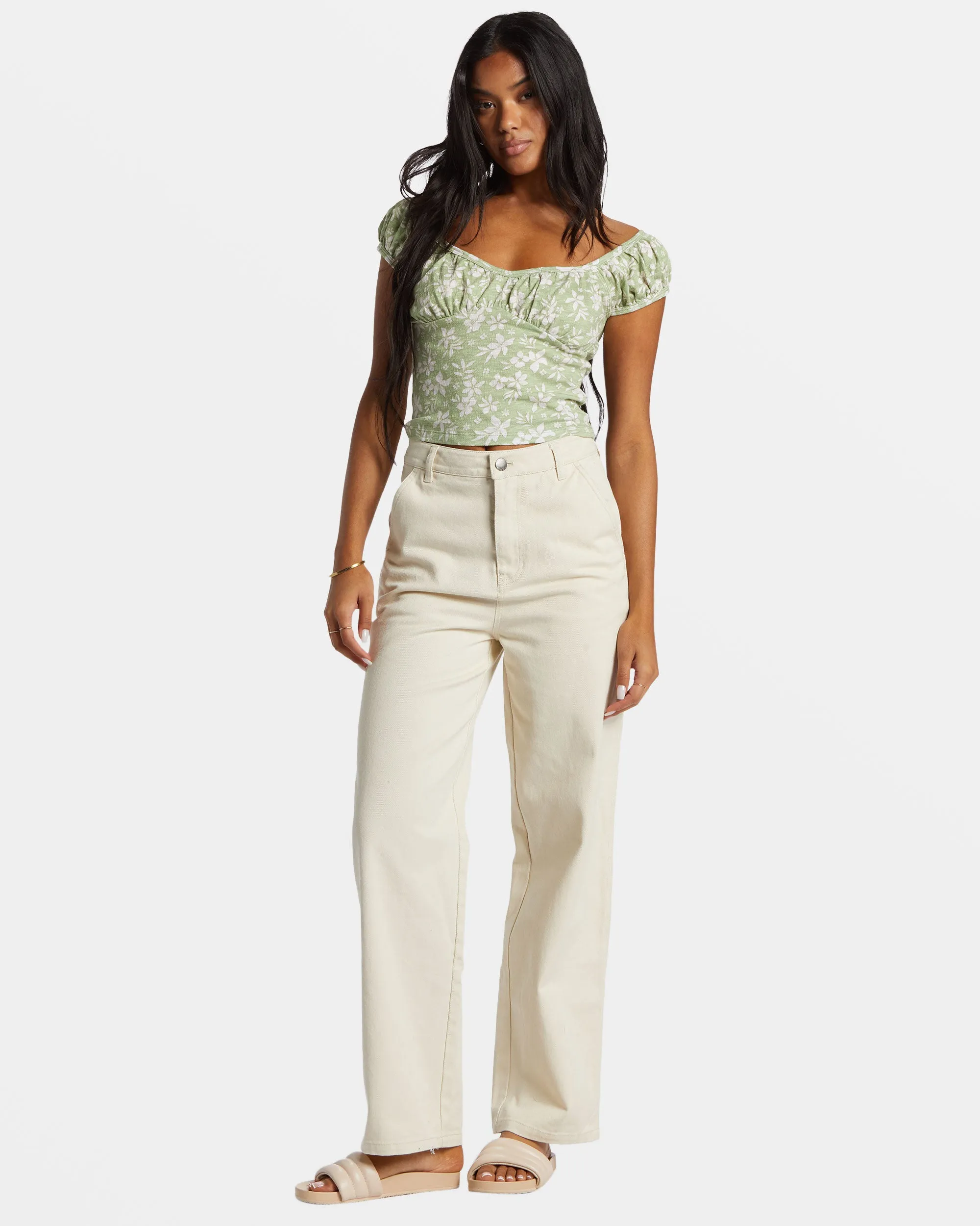 Ella Top - Avocado sold by Billabong product image thumbnail 4