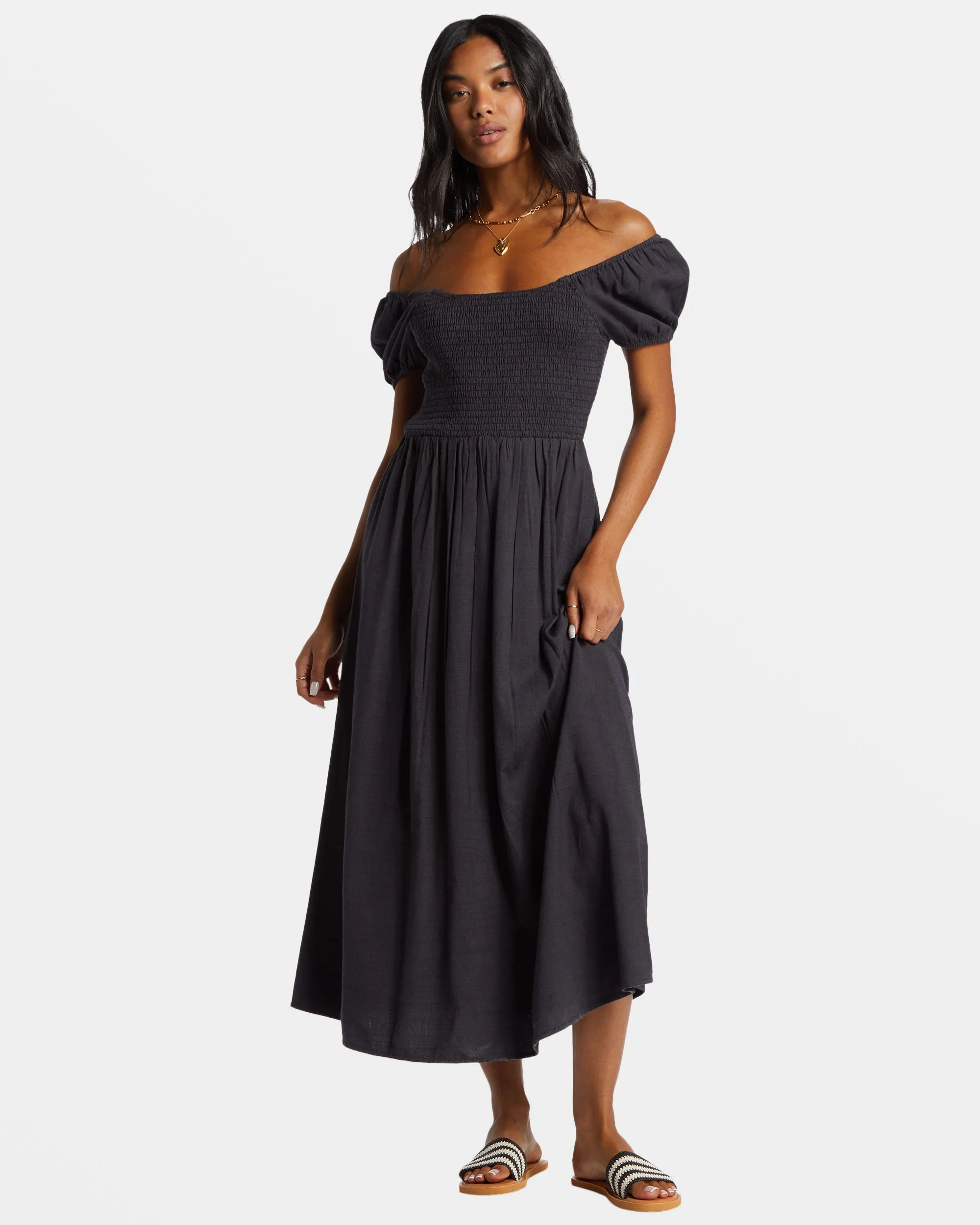 Midnight Sky Midi Dress - Black Sands sold by Billabong product image thumbnail 2