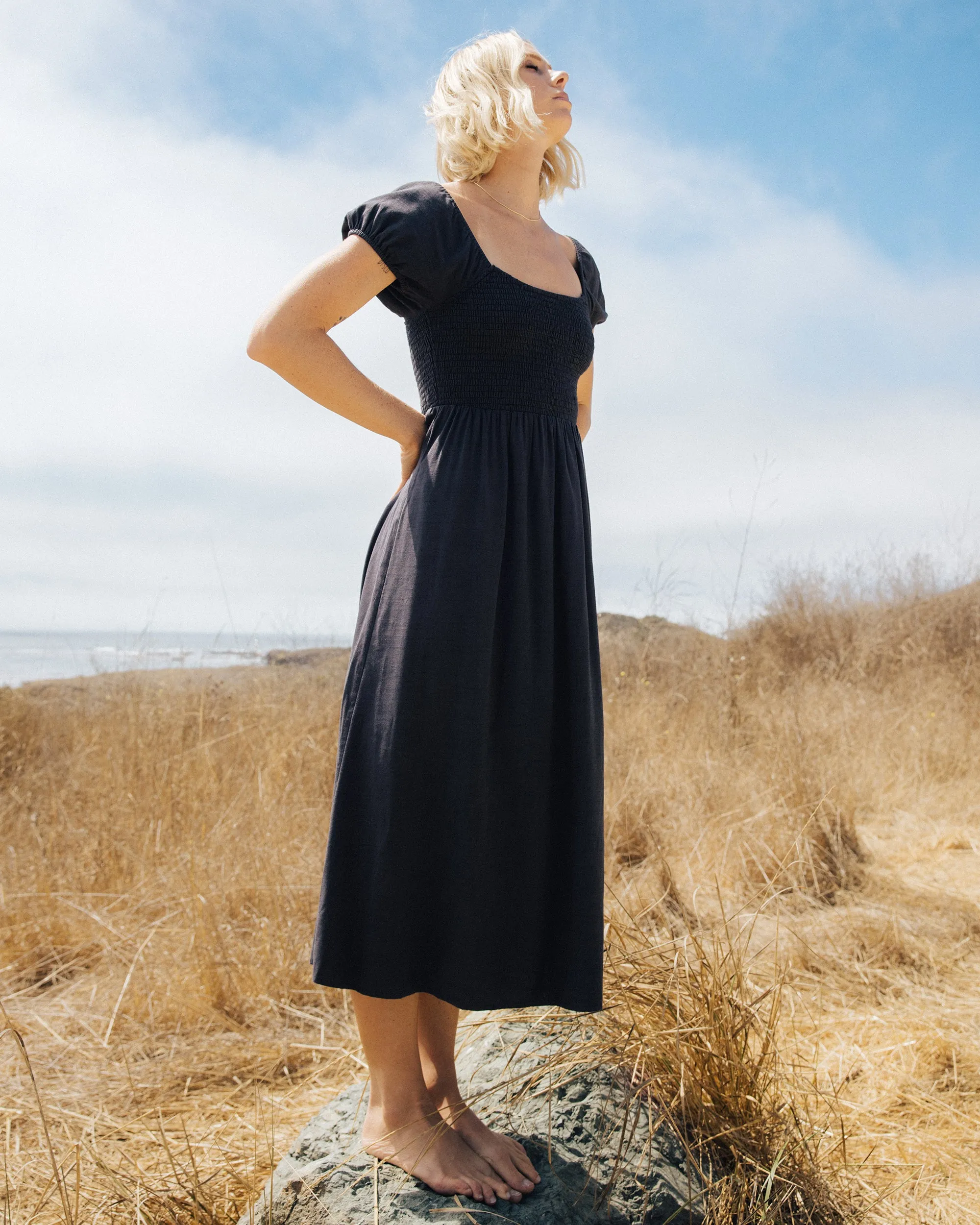 Midnight Sky Midi Dress - Black Sands sold by Billabong