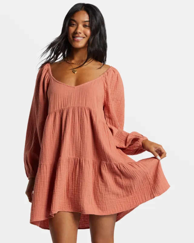 Lost Days Moon Mini Dress - Kiss The Earth sold by Billabong
