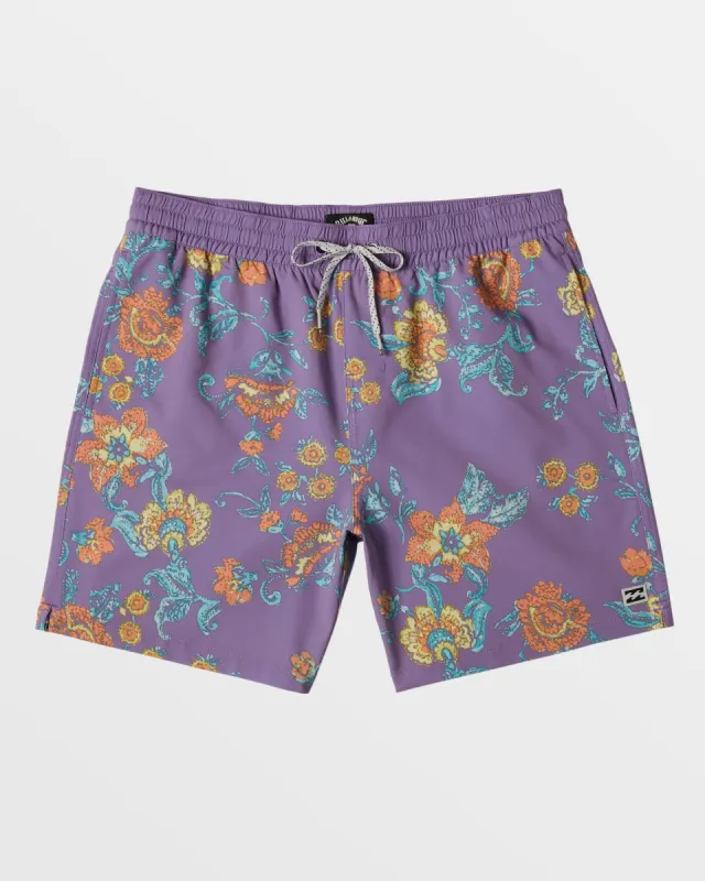 Good Times Layback 16" Swim Trunks - Dusty Purple sold by Billabong