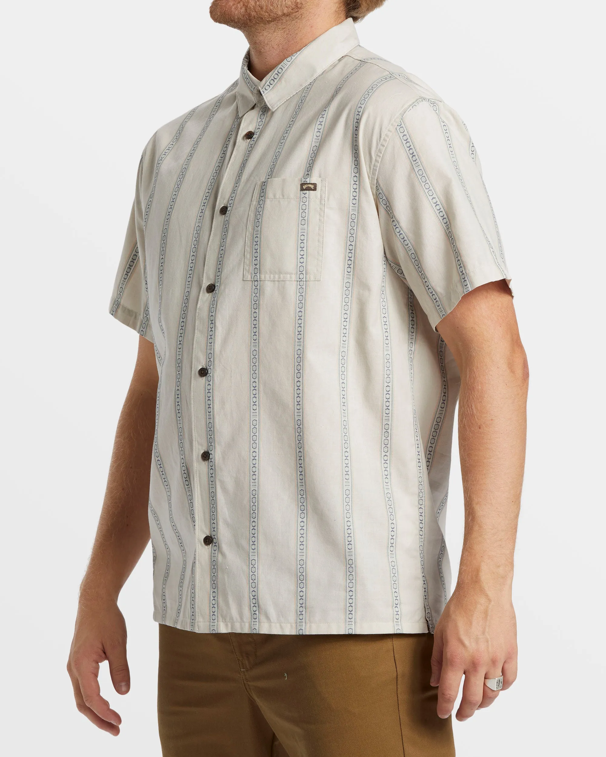 Sundays Jacquard Short Sleeve Shirt - Chino sold by Billabong product image thumbnail 3
