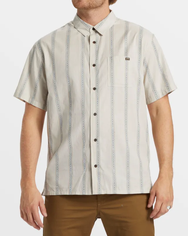 Sundays Jacquard Short Sleeve Shirt - Chino sold by Billabong