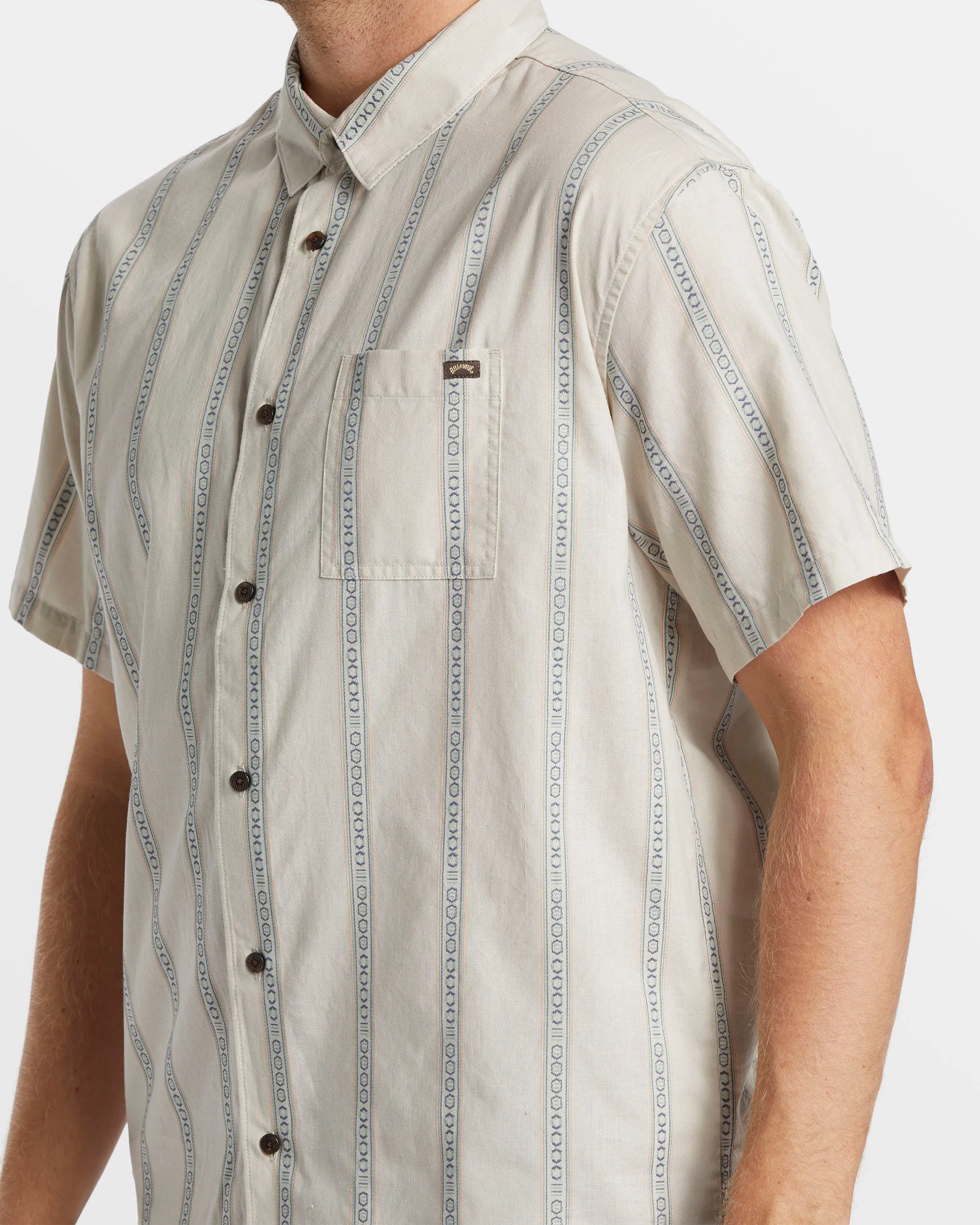 Sundays Jacquard Short Sleeve Shirt - Chino sold by Billabong product image thumbnail 4