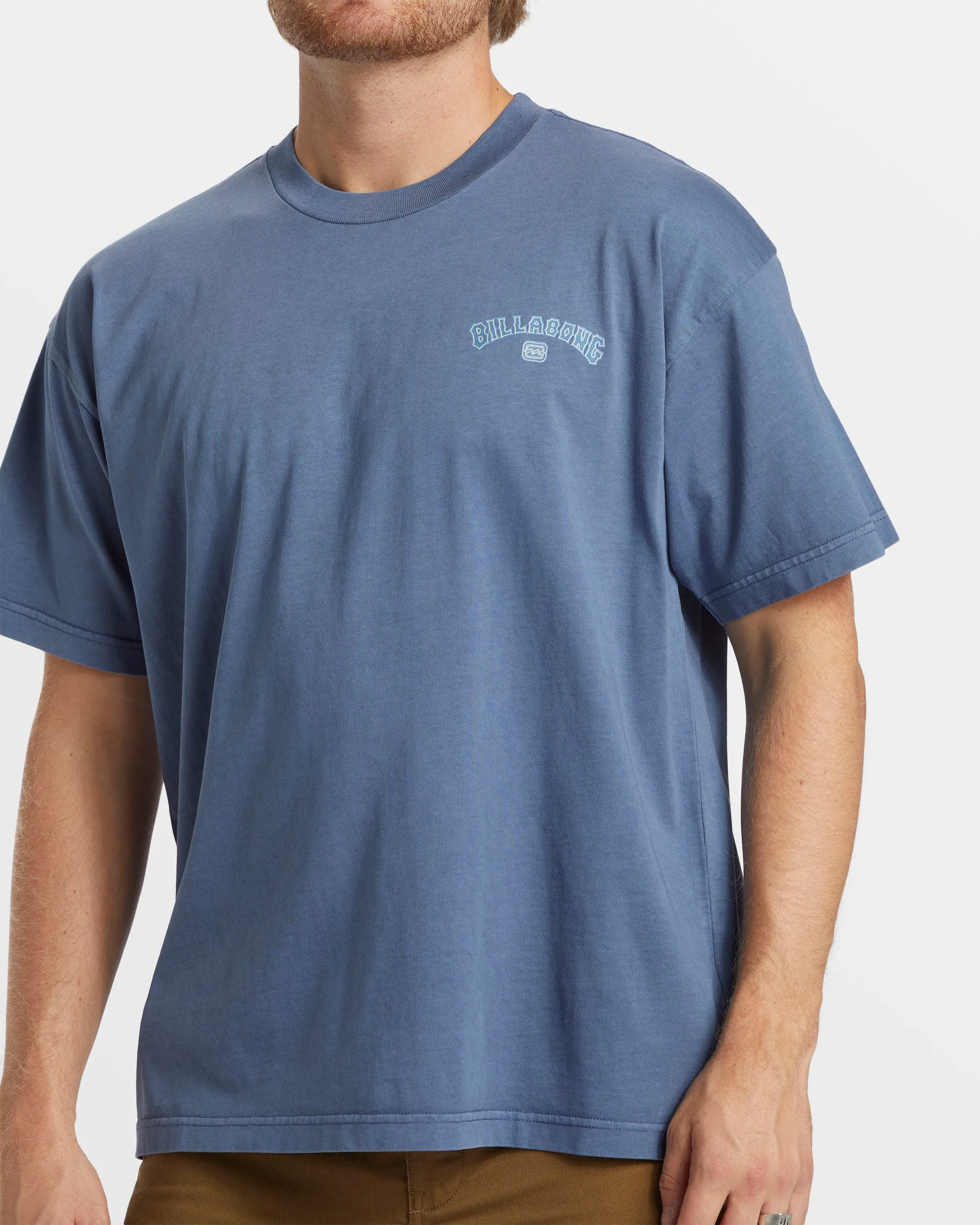 Arch Wave OG Wave Washed T-Shirt - Slate Blue sold by Billabong product image thumbnail 3