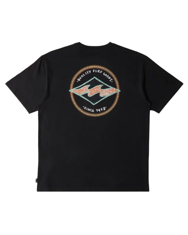 Rotor Diamond T-Shirt - Washed Black made by Billabong