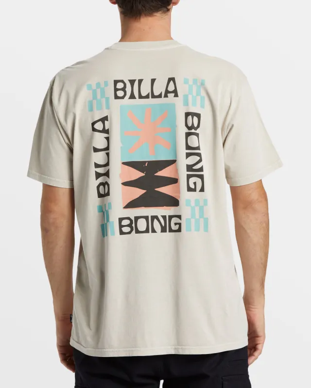 Matzz Wave Washed T-Shirt - Stone sold by Billabong