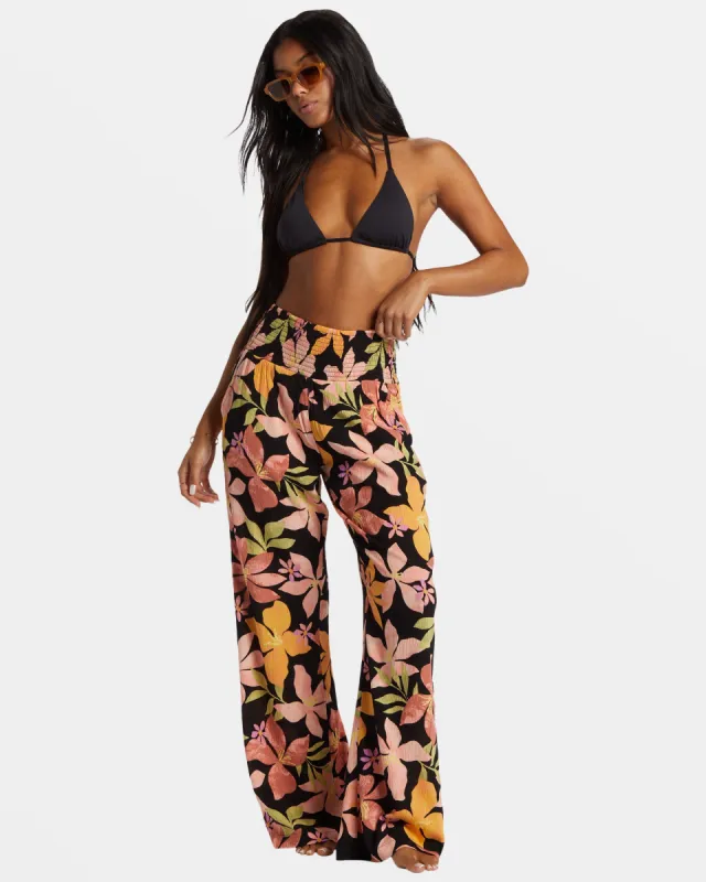 New Waves 2 Wide-Leg Pants - Kiss The Earth sold by Billabong