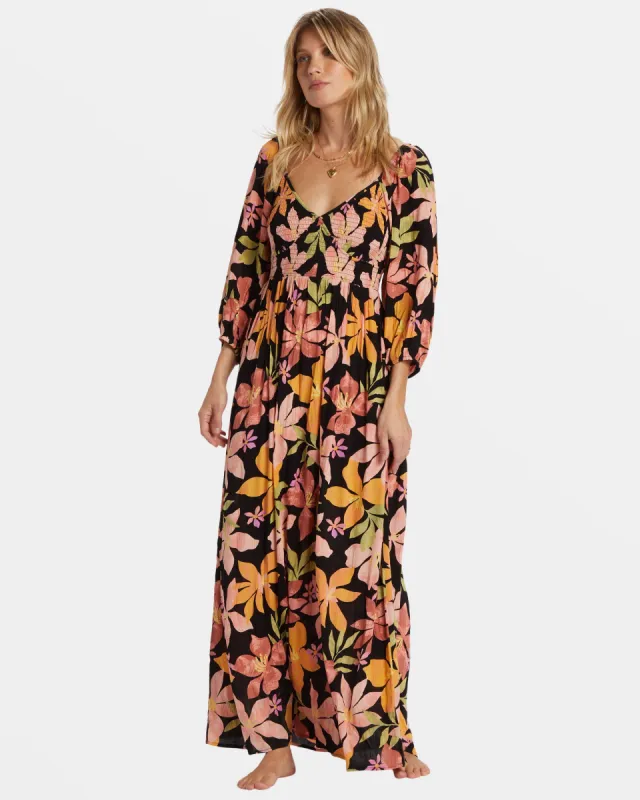 Wish Me Luck Maxi Dress - Kiss The Earth sold by Billabong