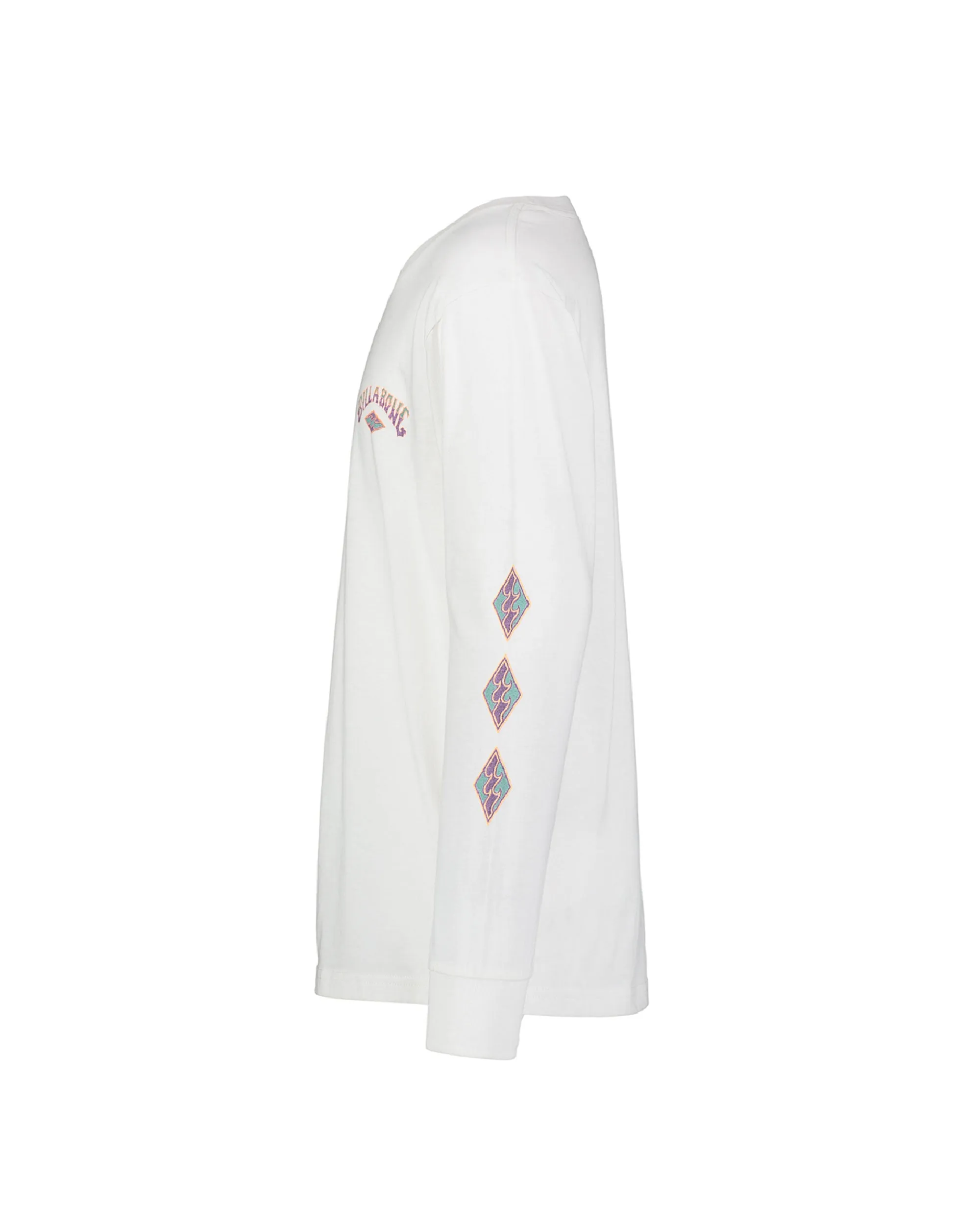 Little Boys Crayon Wave Long Sleeve T-Shirt - Off White sold by Billabong product image thumbnail 3