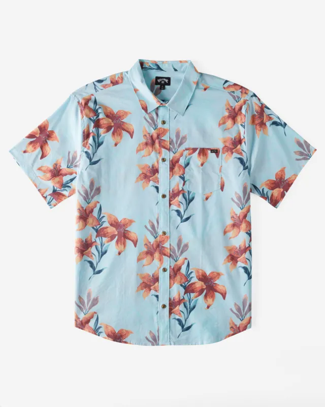 Boys (2-7) Sundays Short Sleeve Shirt - Splash made by Billabong