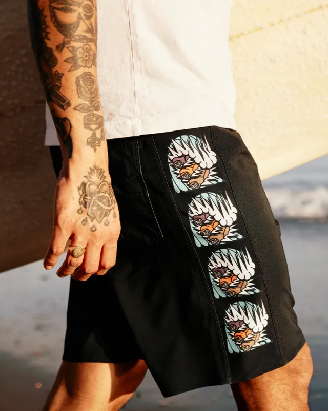 Skulls D Bah Pro 18" Boardshorts - Black sold by Billabong
