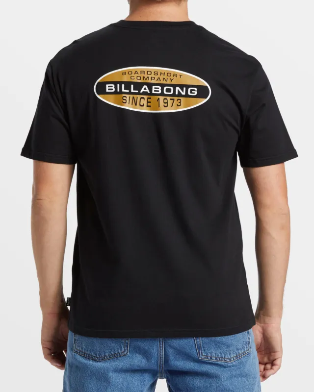 Walled T-Shirt - Black sold by Billabong