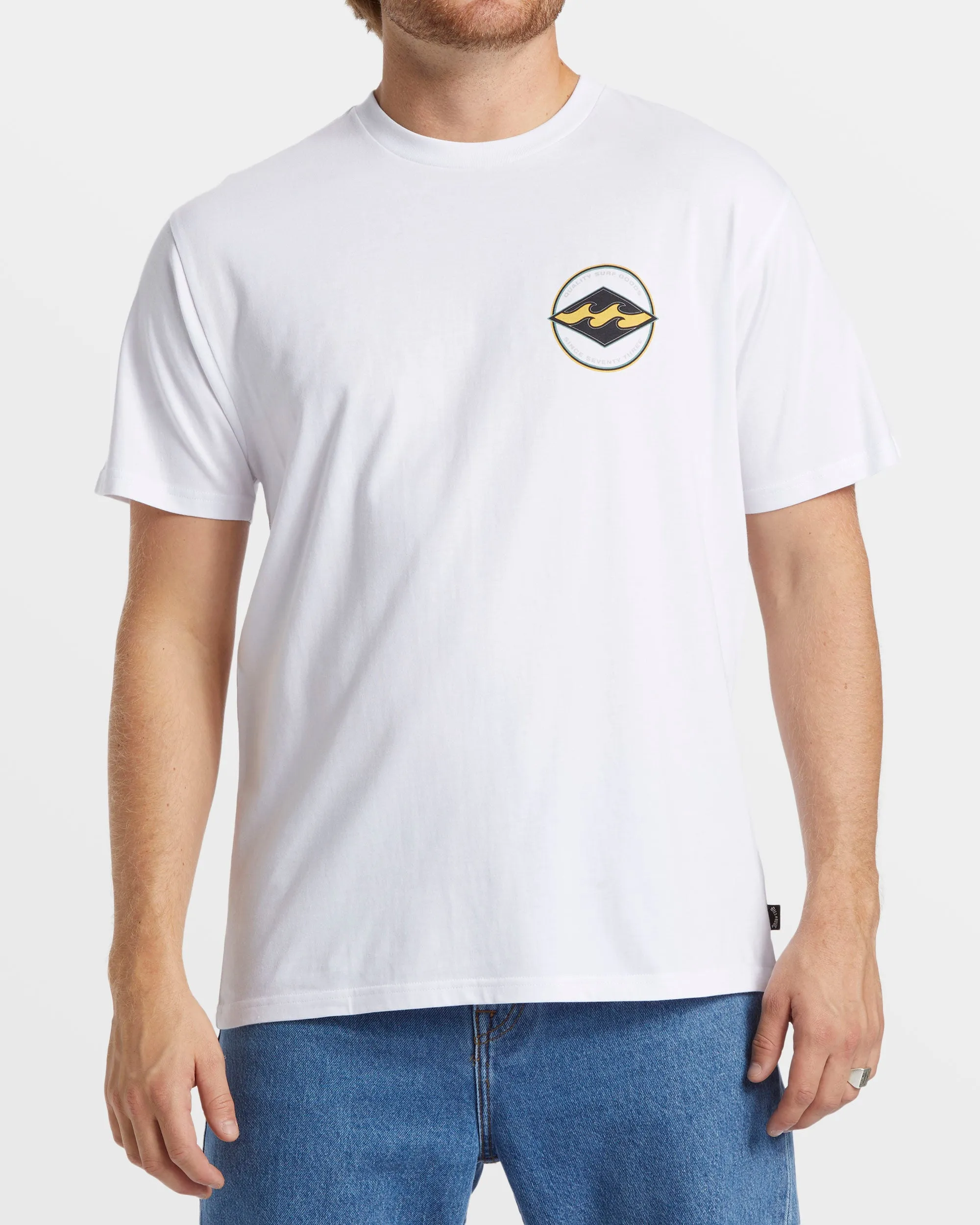 Rotor Diamond T-Shirt - White sold by Billabong product image thumbnail 2