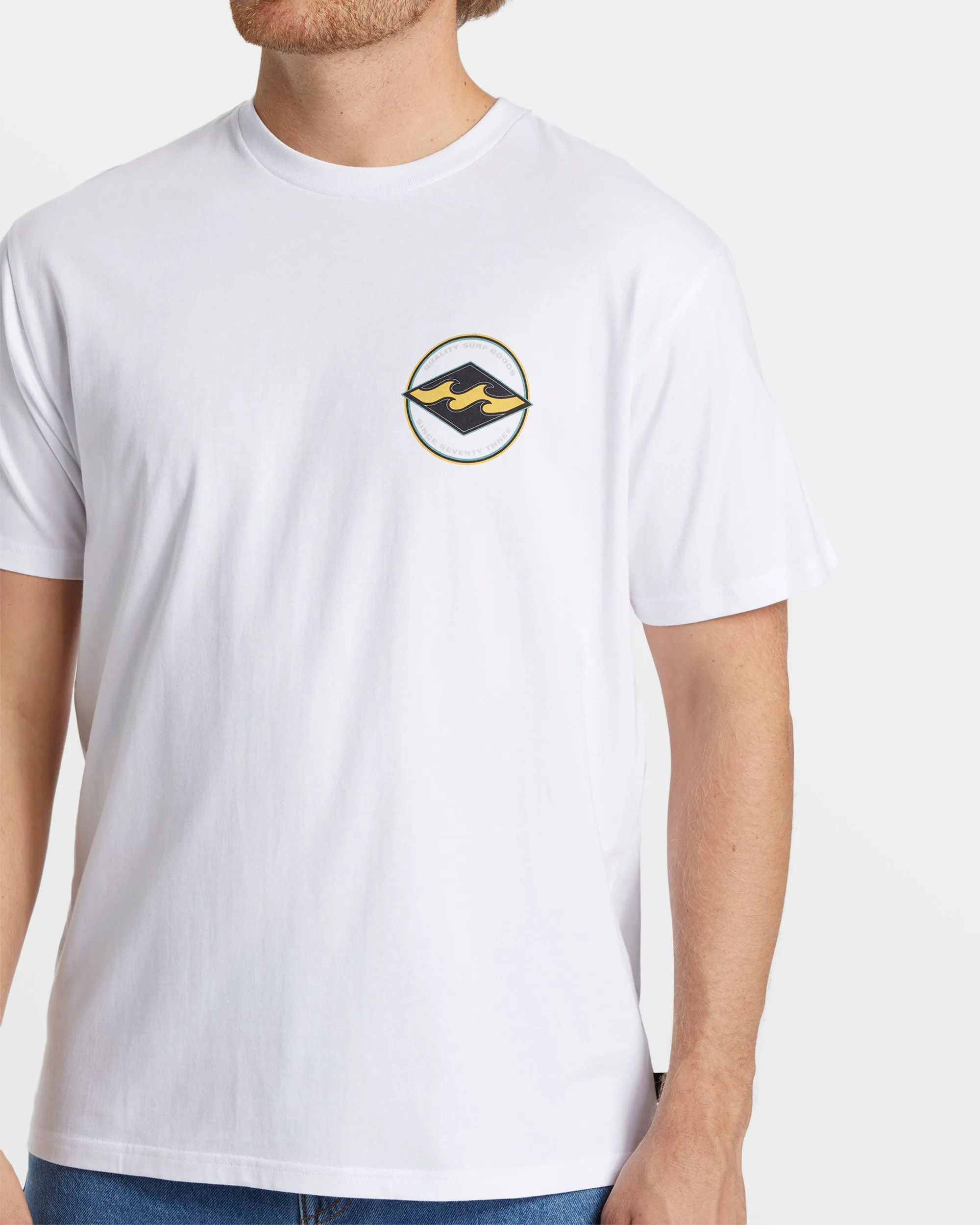 Rotor Diamond T-Shirt - White sold by Billabong product image thumbnail 4