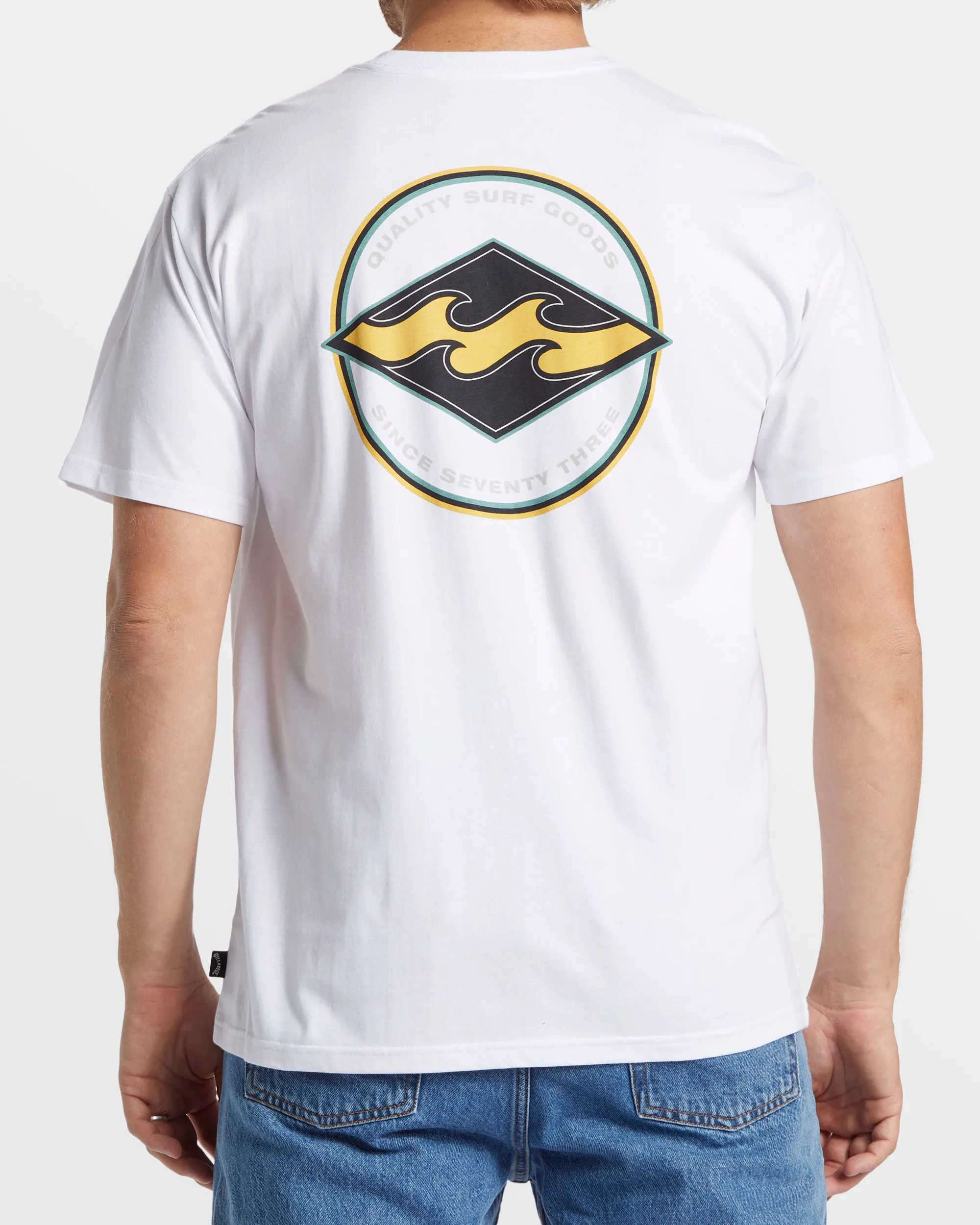 Rotor Diamond T-Shirt - White sold by Billabong