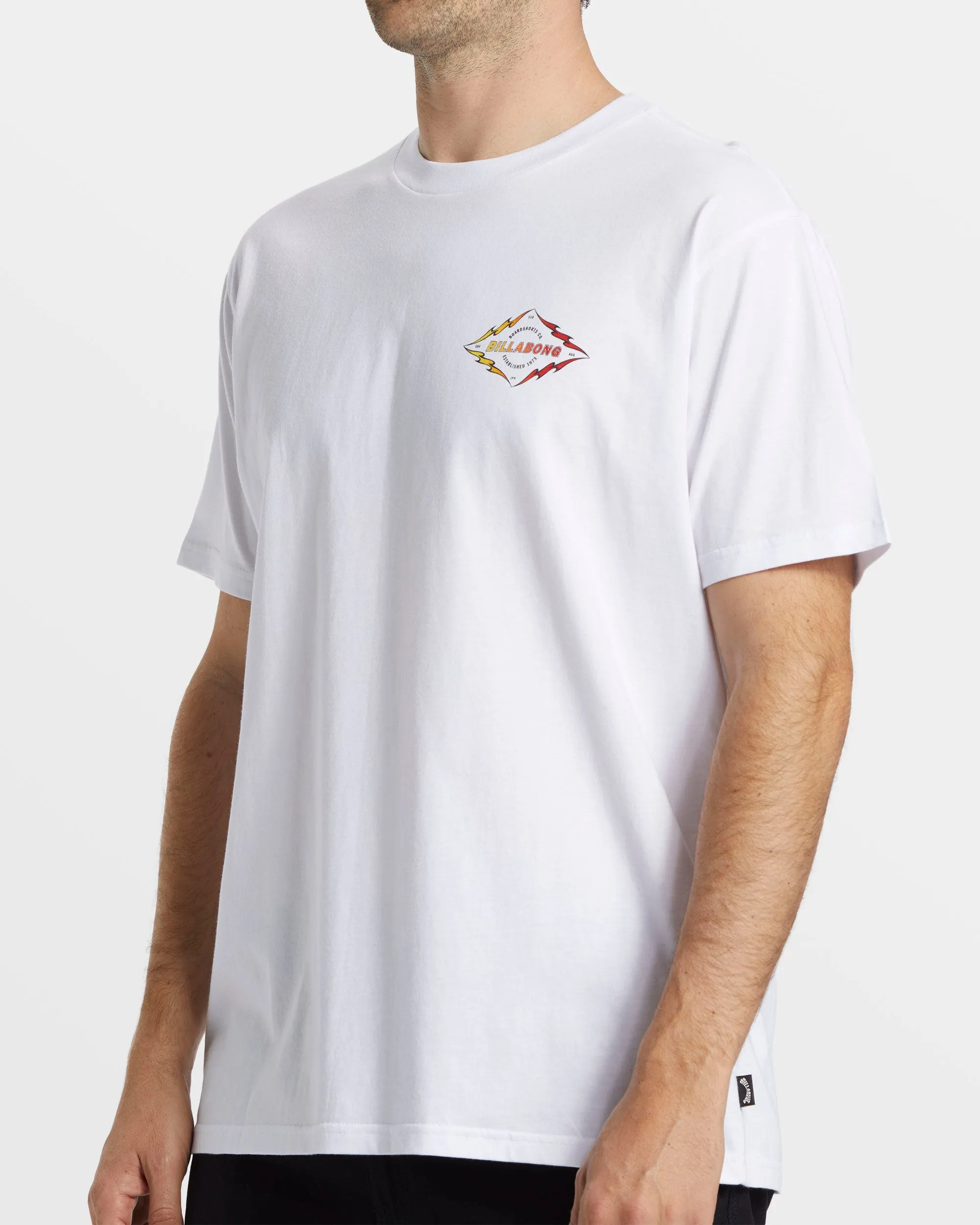 Diamond Spear T-Shirt - White sold by Billabong product image thumbnail 4