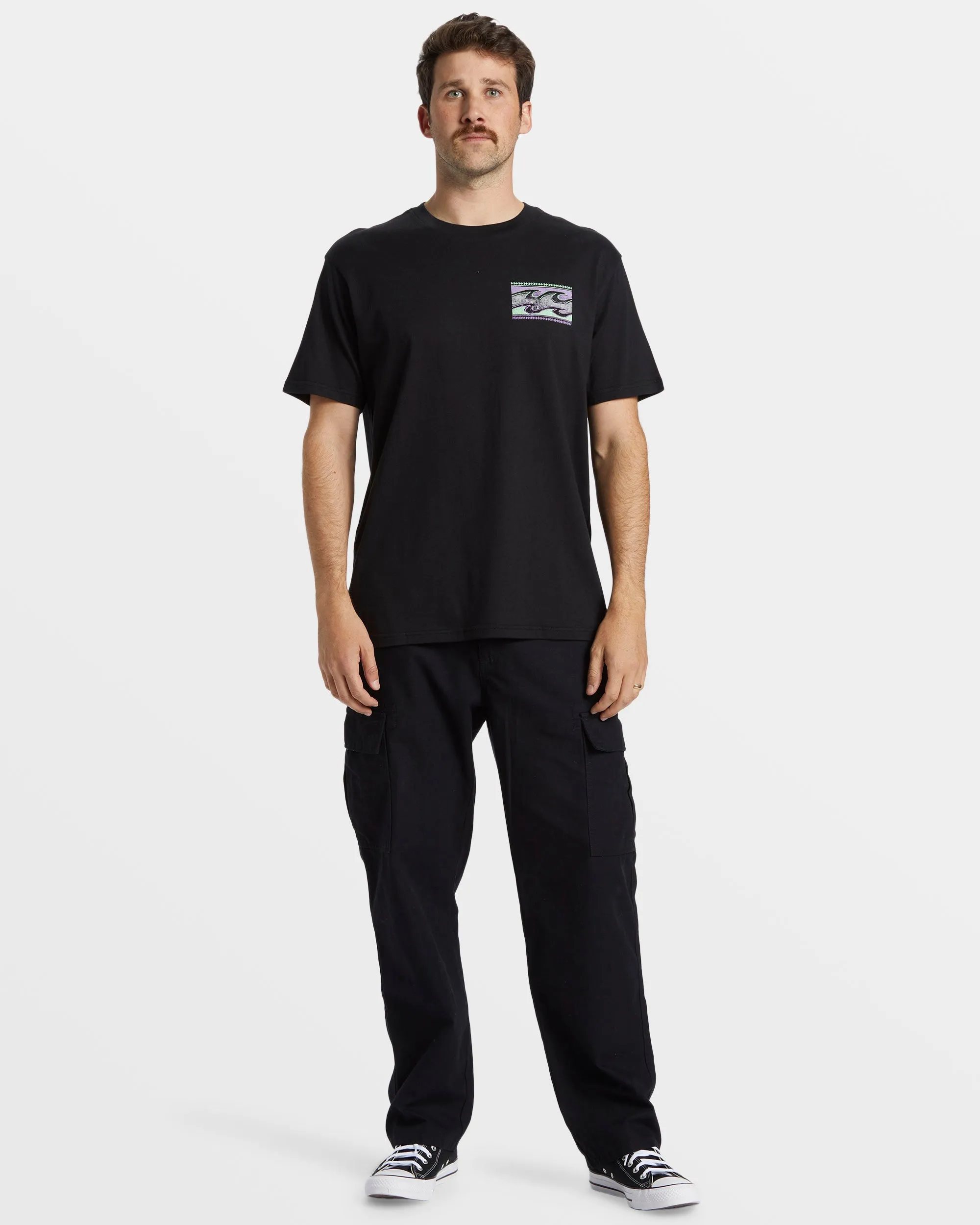 Crayon Wave T-Shirt - Black sold by Billabong product image thumbnail 5