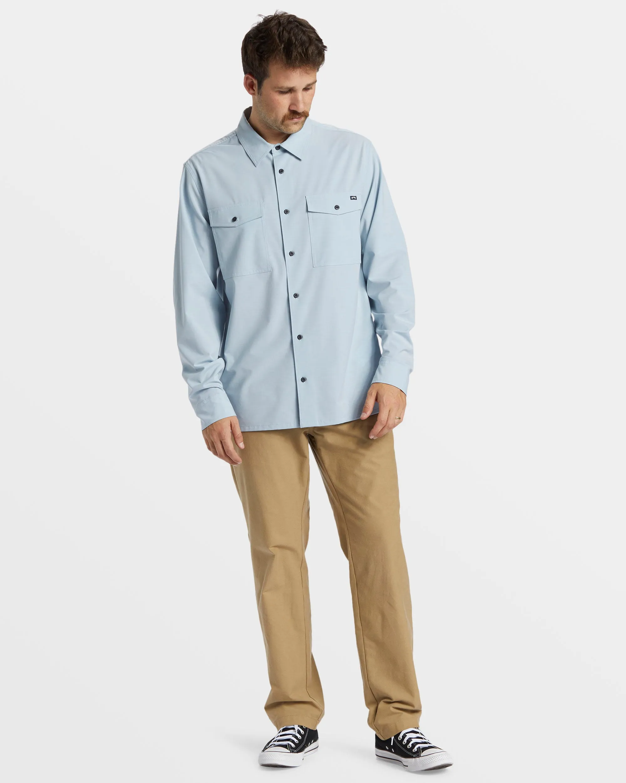 Surftrek Long Sleeve Shirt - Smoke Blue sold by Billabong product image thumbnail 5