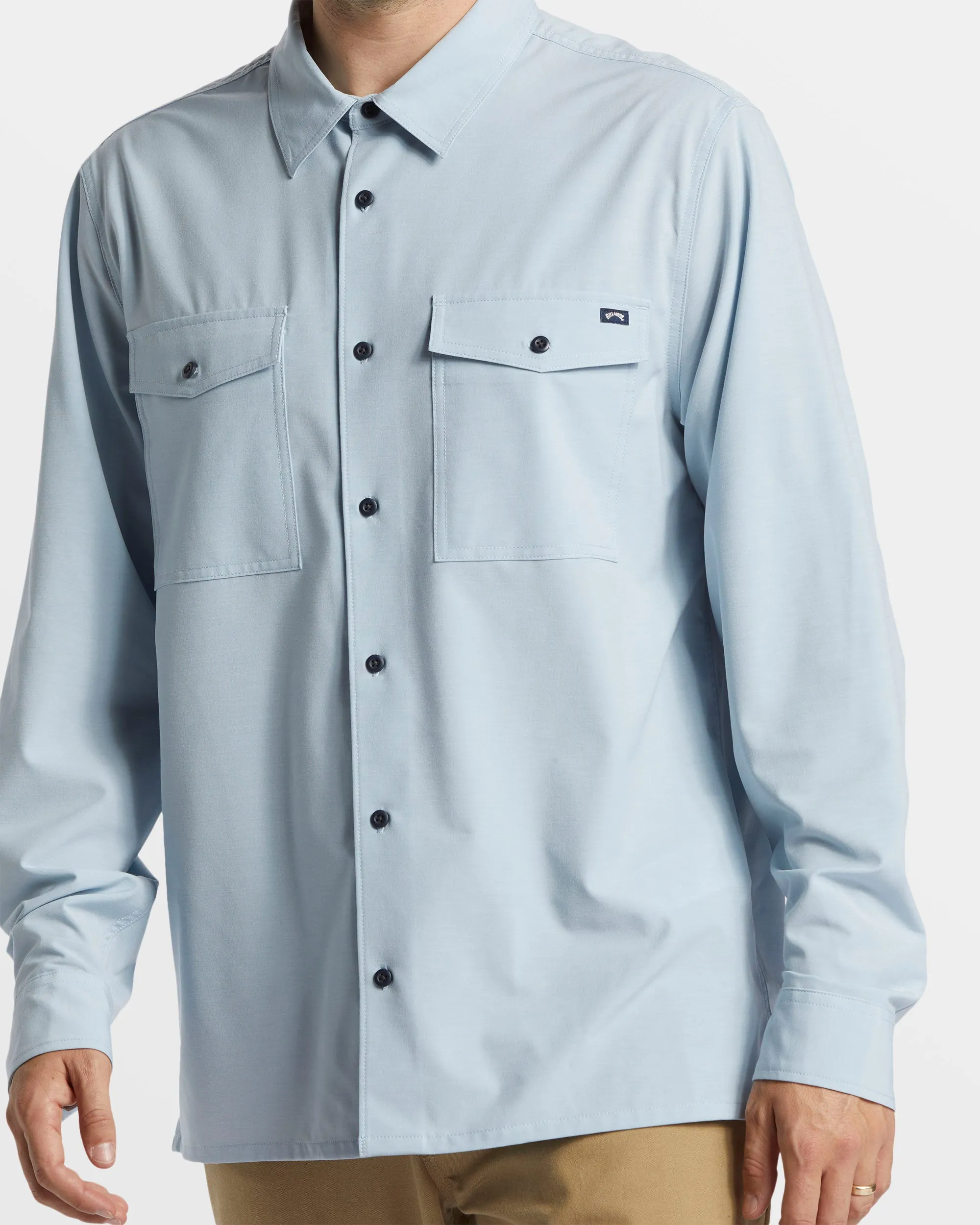 Surftrek Long Sleeve Shirt - Smoke Blue sold by Billabong product image thumbnail 4