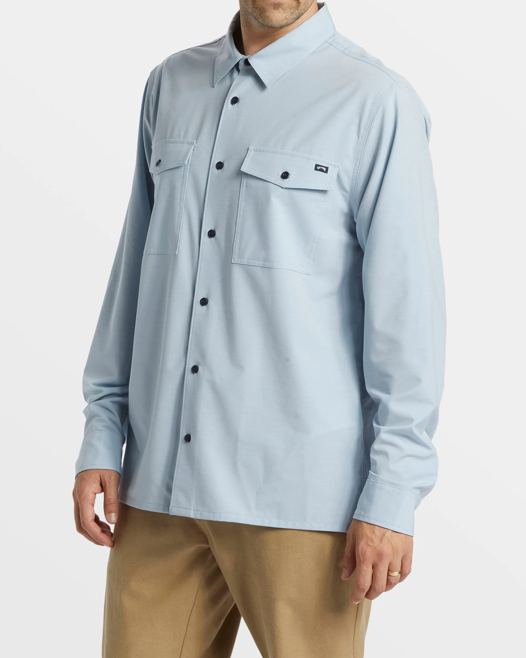 Surftrek Long Sleeve Shirt - Smoke Blue sold by Billabong product image thumbnail 3
