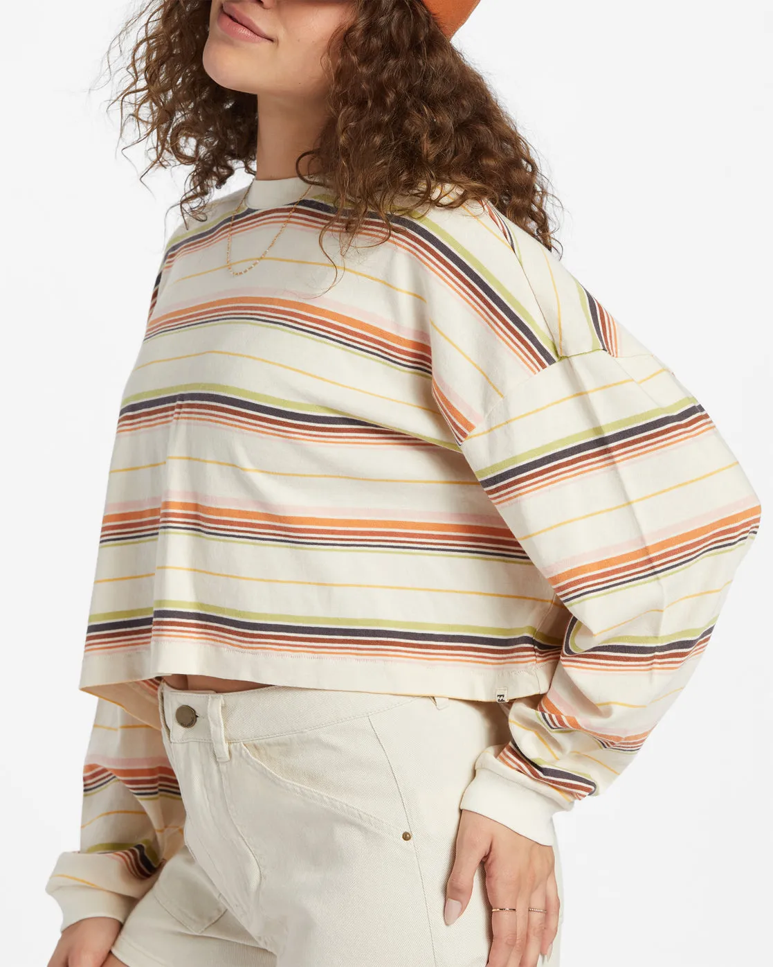 Beach Boyfriend Stripe Top - Whitecap sold by Billabong product image thumbnail 4