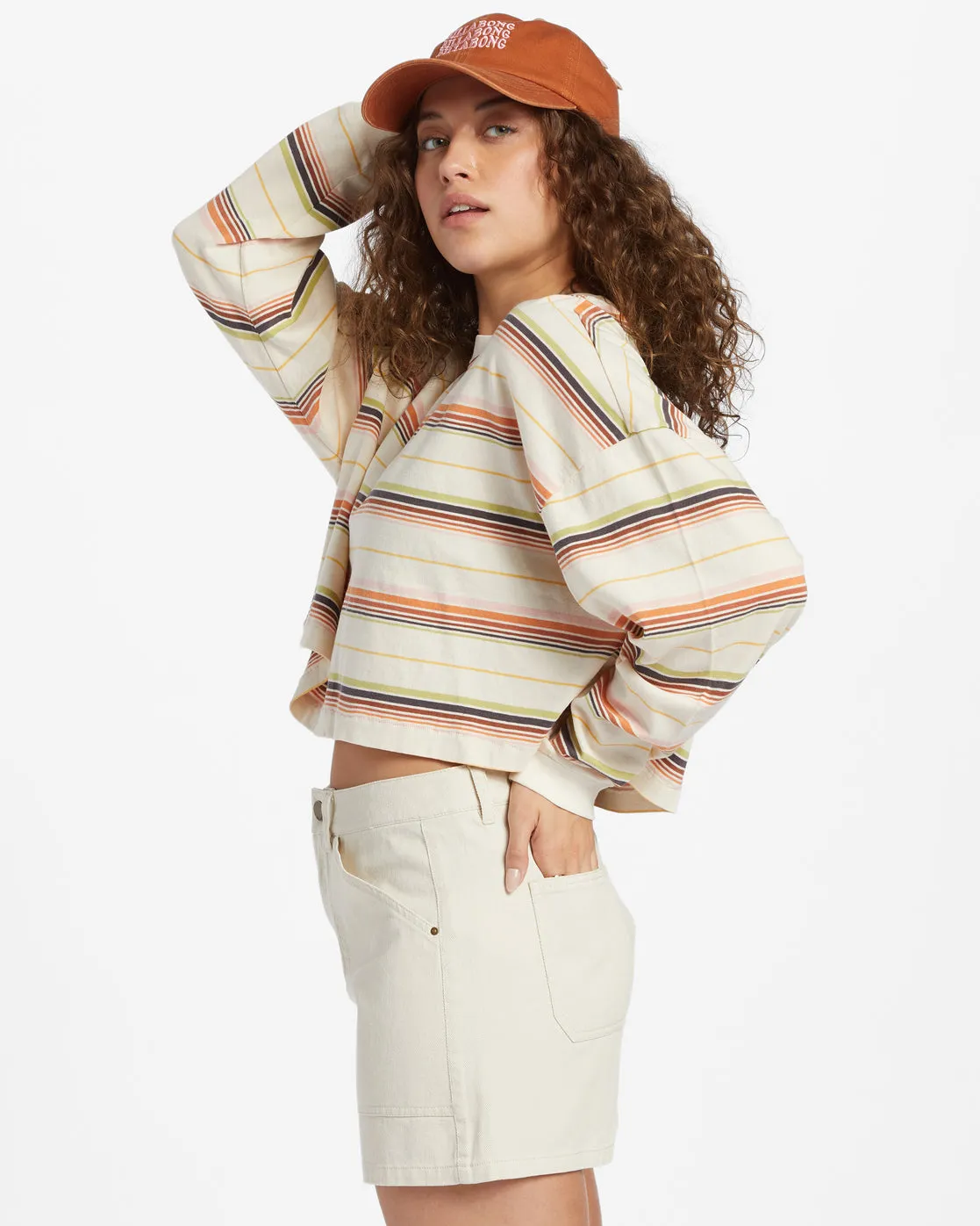 Beach Boyfriend Stripe Top - Whitecap sold by Billabong product image thumbnail 2