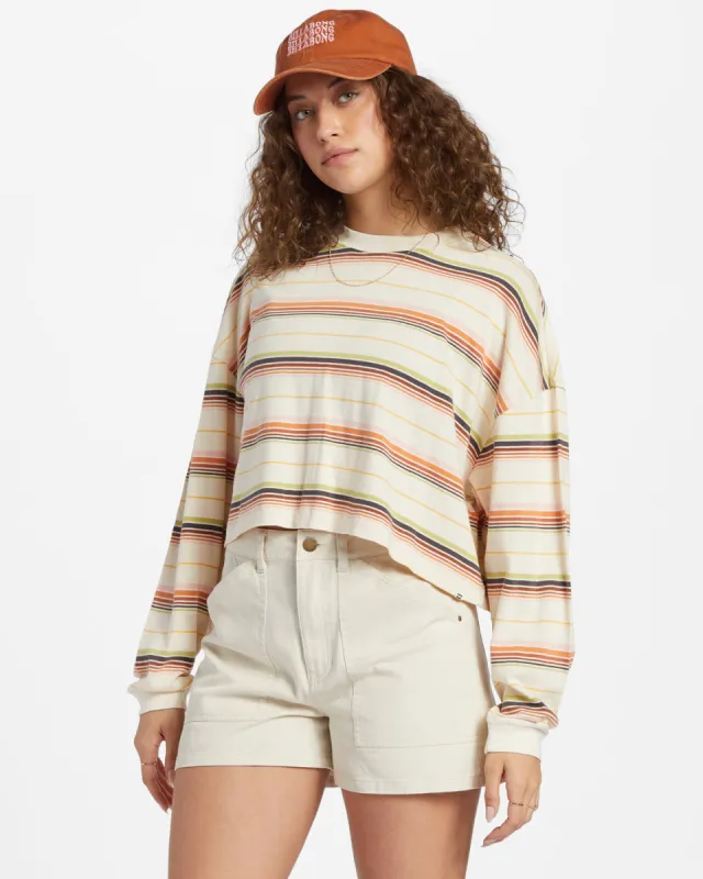 Beach Boyfriend Stripe Top - Whitecap sold by Billabong