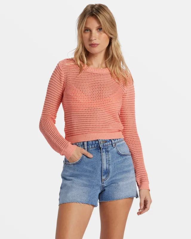 Nova Sweater - Peach Out made by Billabong