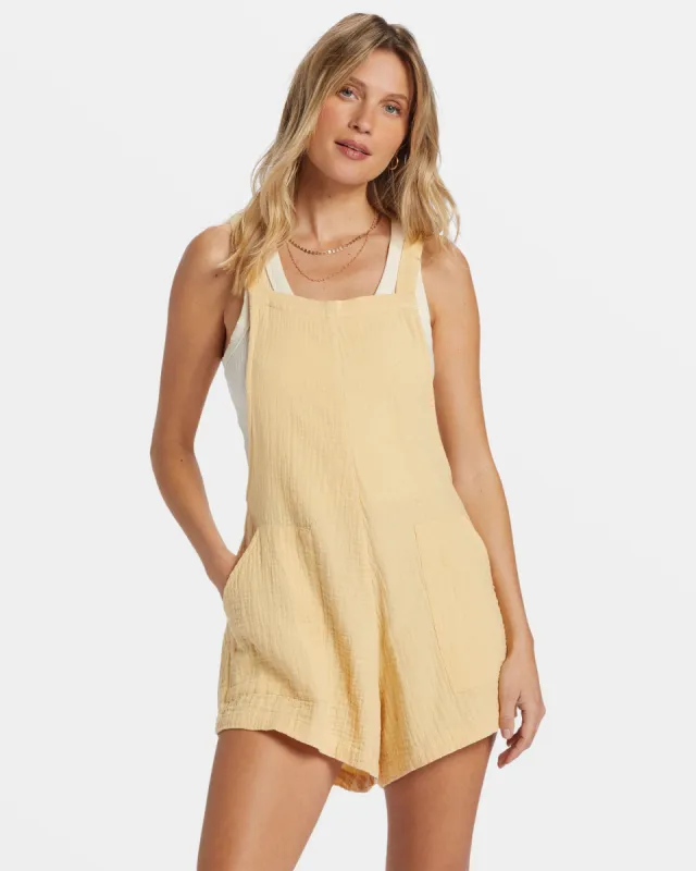 Beach Crush Romper - Pale Yellow sold by Billabong