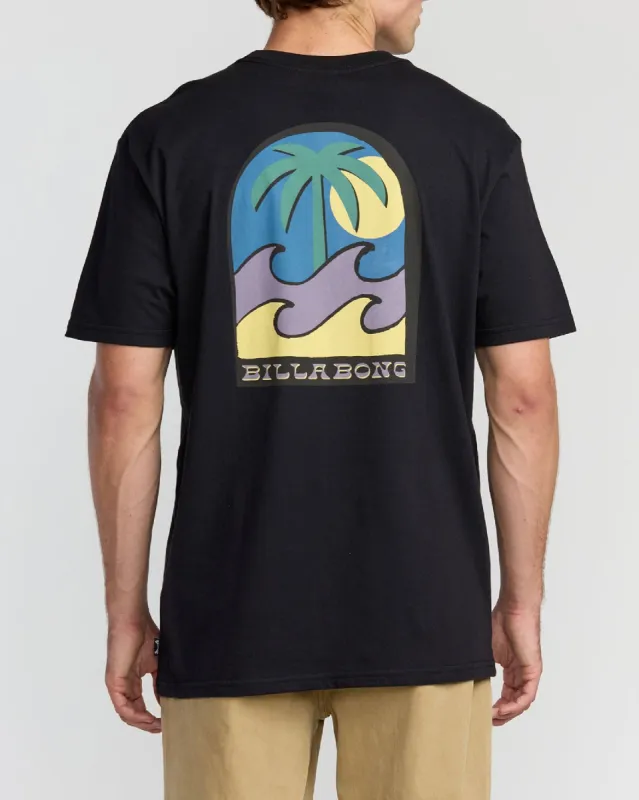 Tombstone T-Shirt - Black sold by Billabong