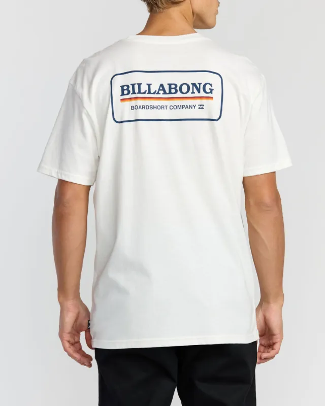 Walled T-Shirt - Off White sold by Billabong
