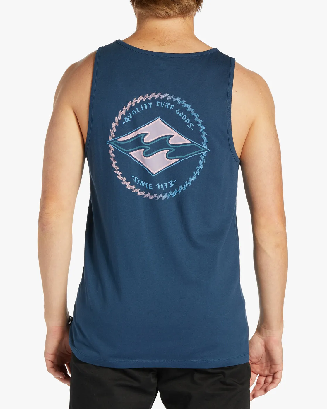 Rotor Diamond Tank - Dark Blue sold by Billabong