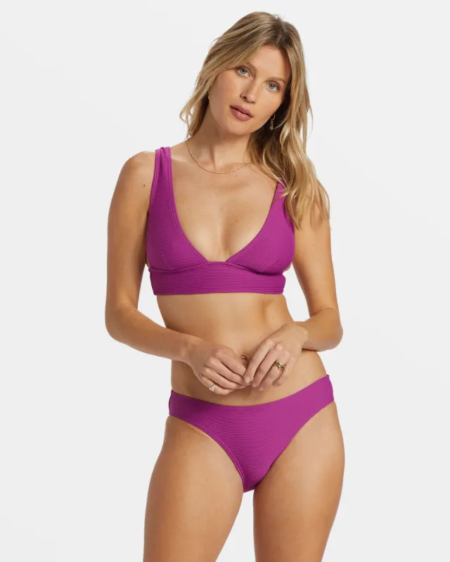 Tanlines Remi Plunge Bikini Top - Berry Bliss sold by Billabong