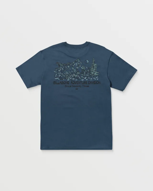 State Park T-Shirt - Slate Blue sold by Billabong