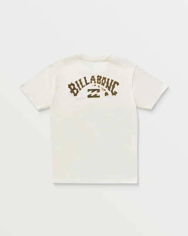 Camo Arch Hawaii Premium T-Shirt - White sold by Billabong