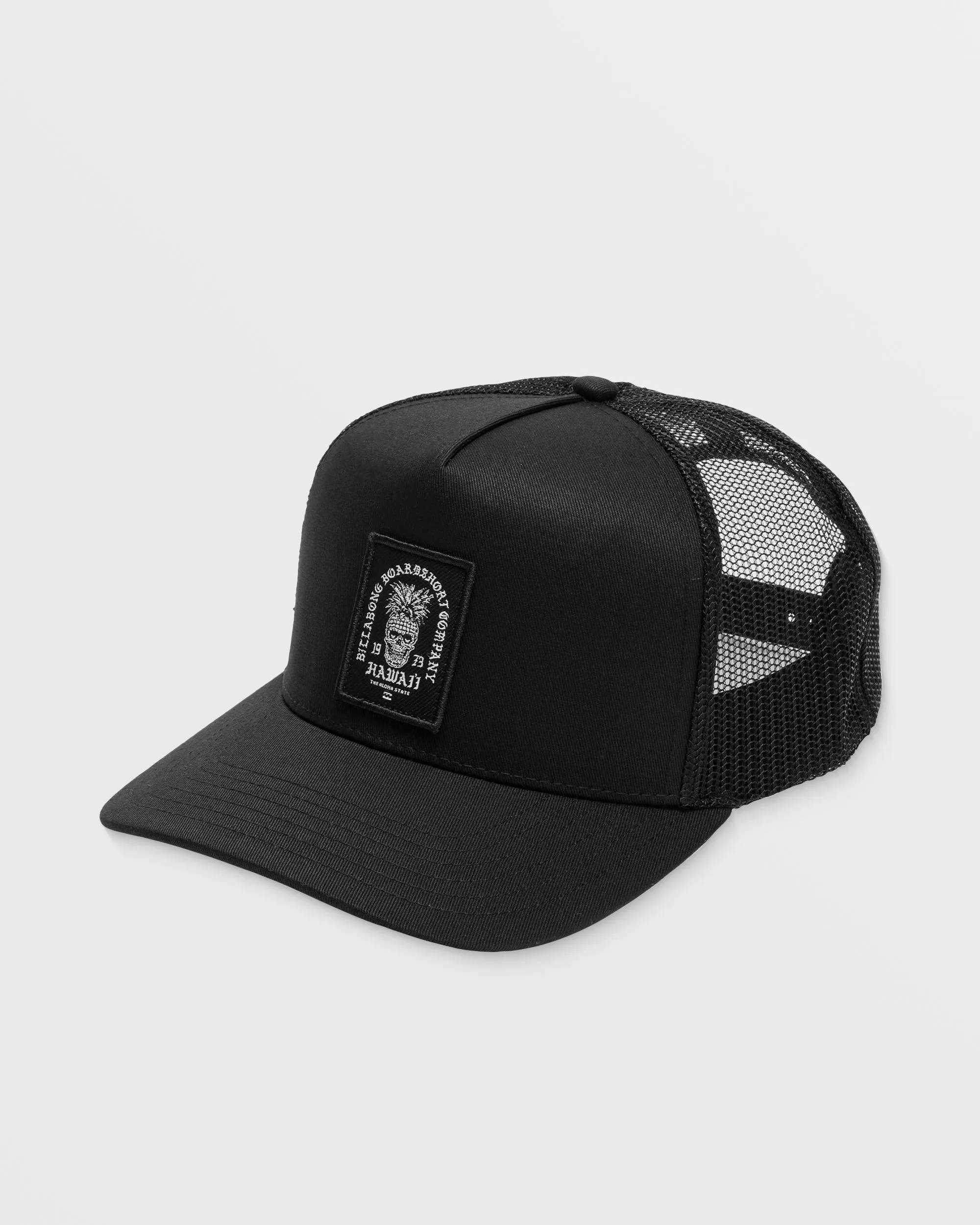 Skull Pine Hawaii Trucker Hat - Black sold by Billabong