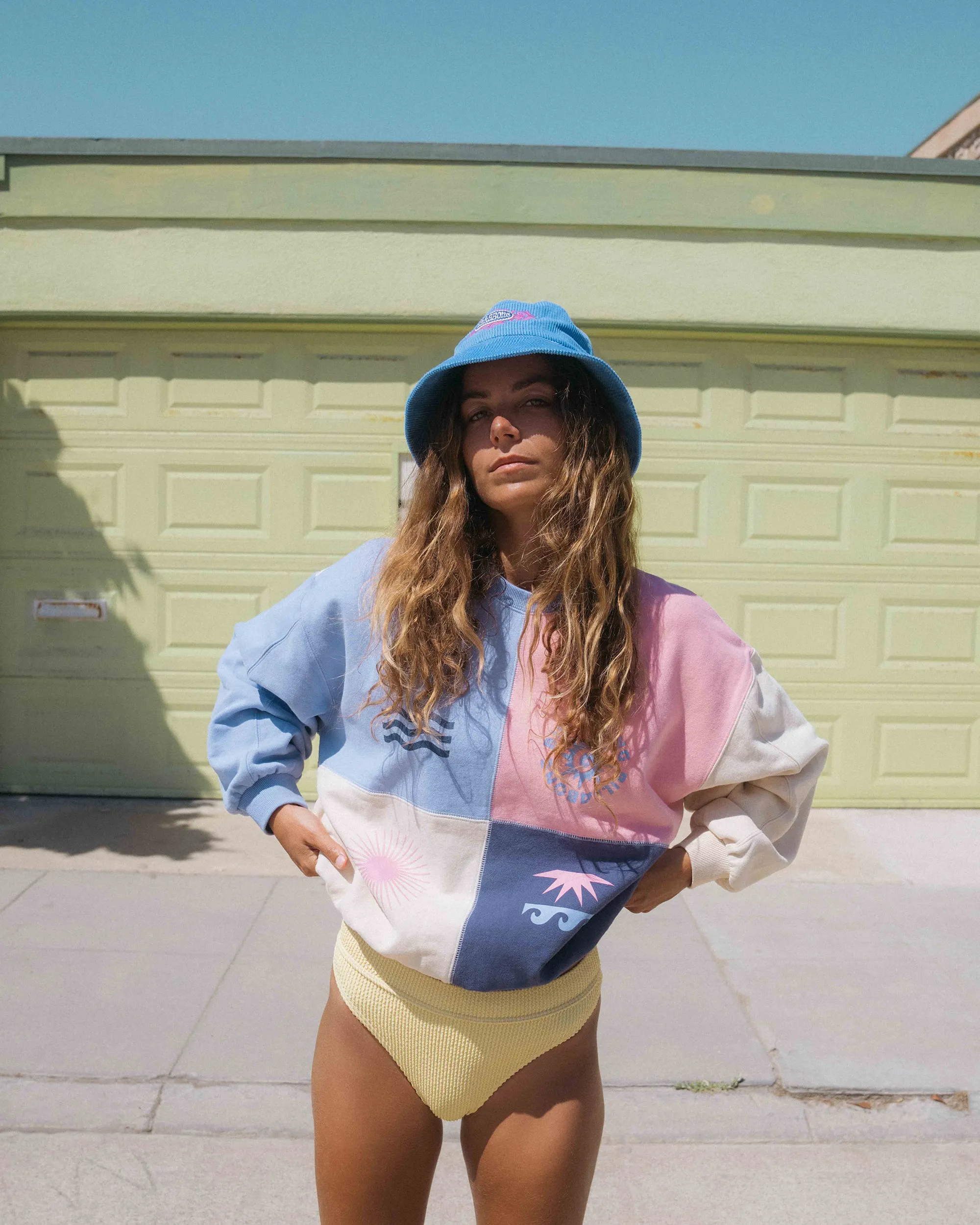 Later Days Kendall Sweatshirt - Dusty Rose sold by Billabong