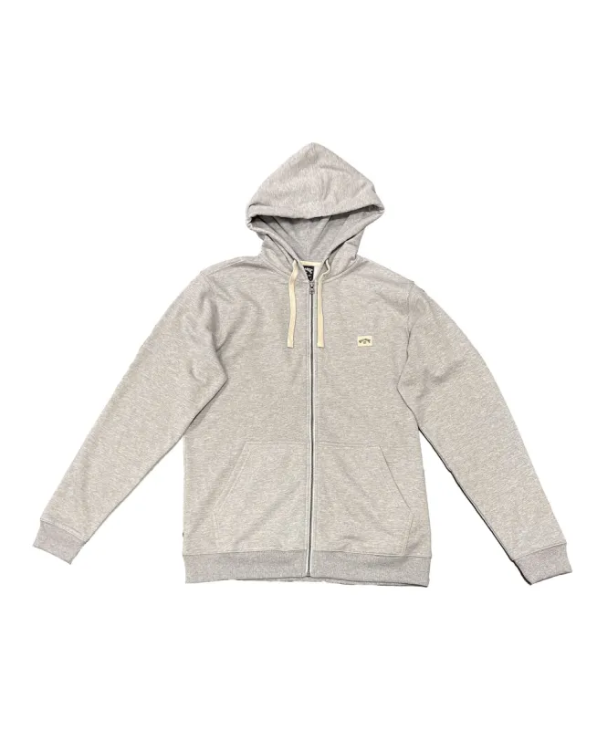All Day Zip Hoodie - Grey Heather sold by Billabong