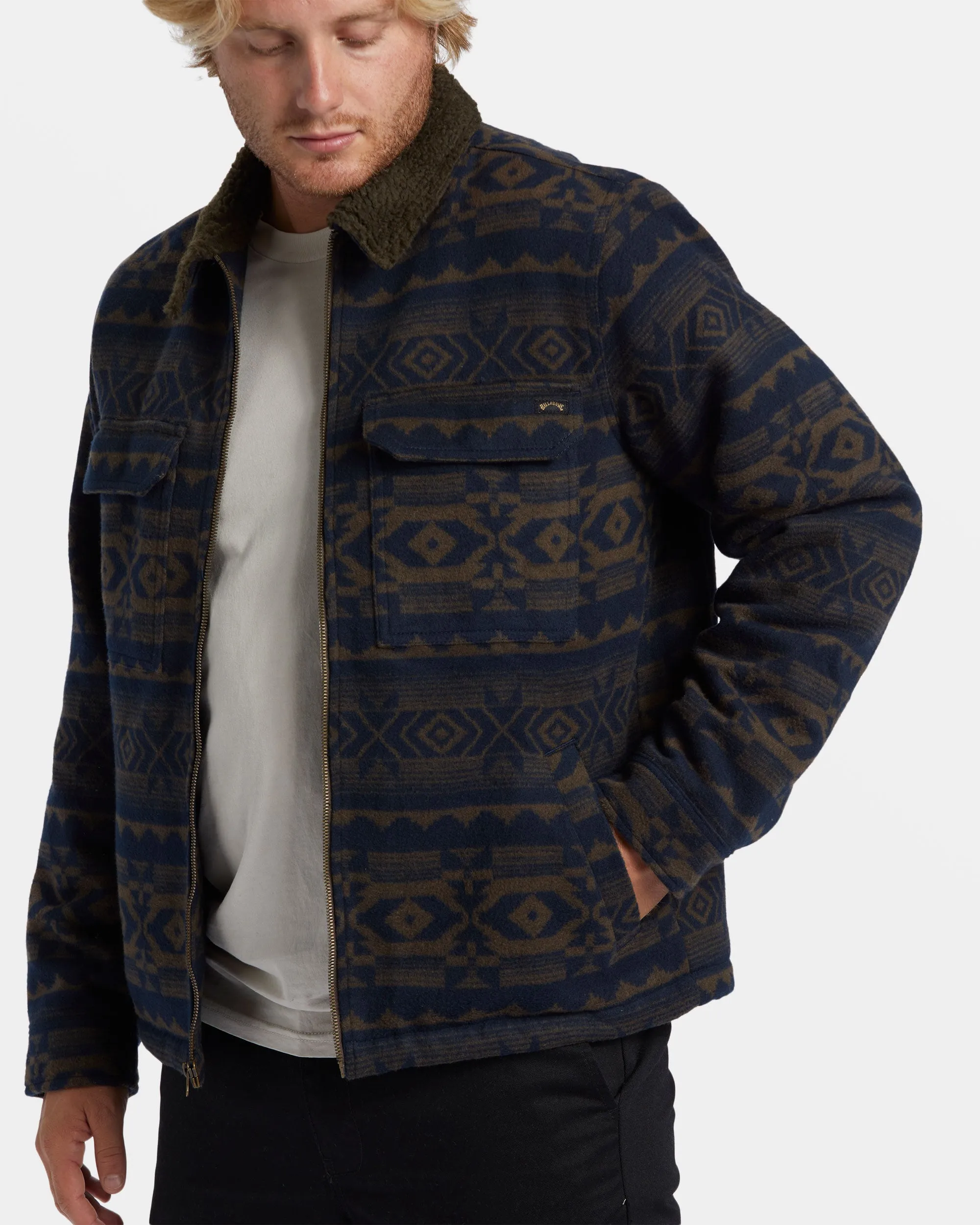 Barlow Sherpa Lined Jacket - Dark Brown sold by Billabong product image thumbnail 5