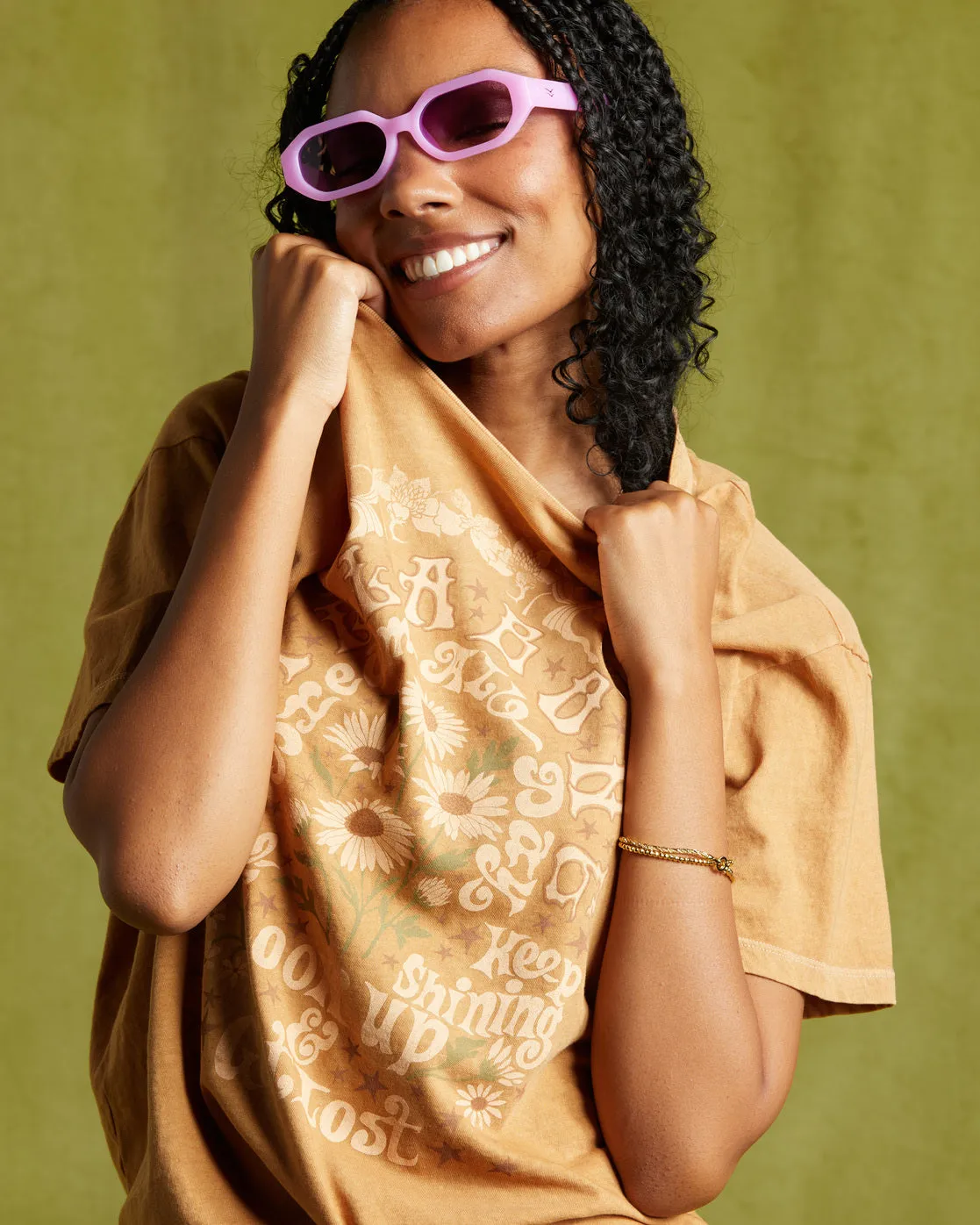 Dream All Day T-Shirt - Cosmic Khaki sold by Billabong product image thumbnail 4