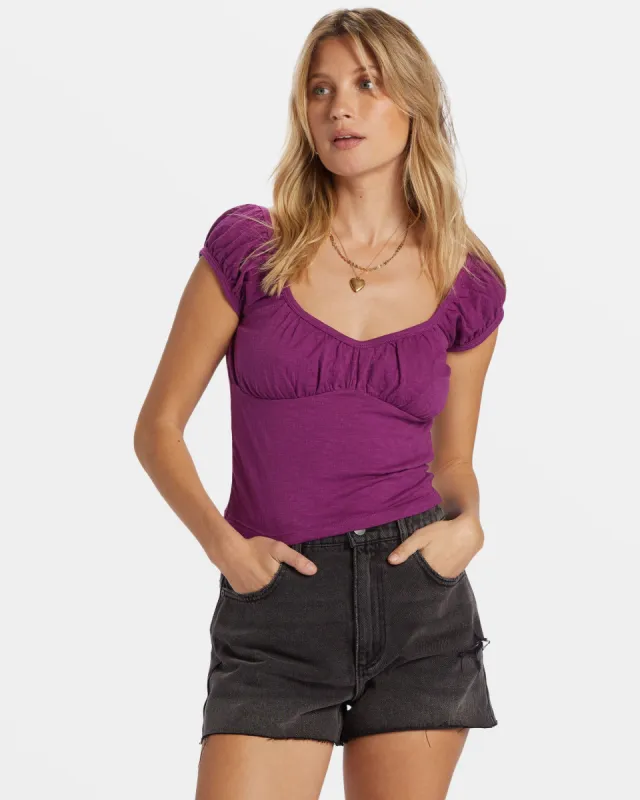 Ella Top - Berry Bliss sold by Billabong