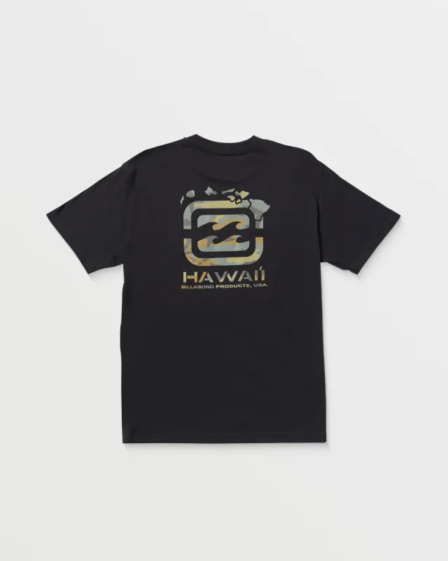 Bracket Hawaii Premium T-Shirt - Black sold by Billabong