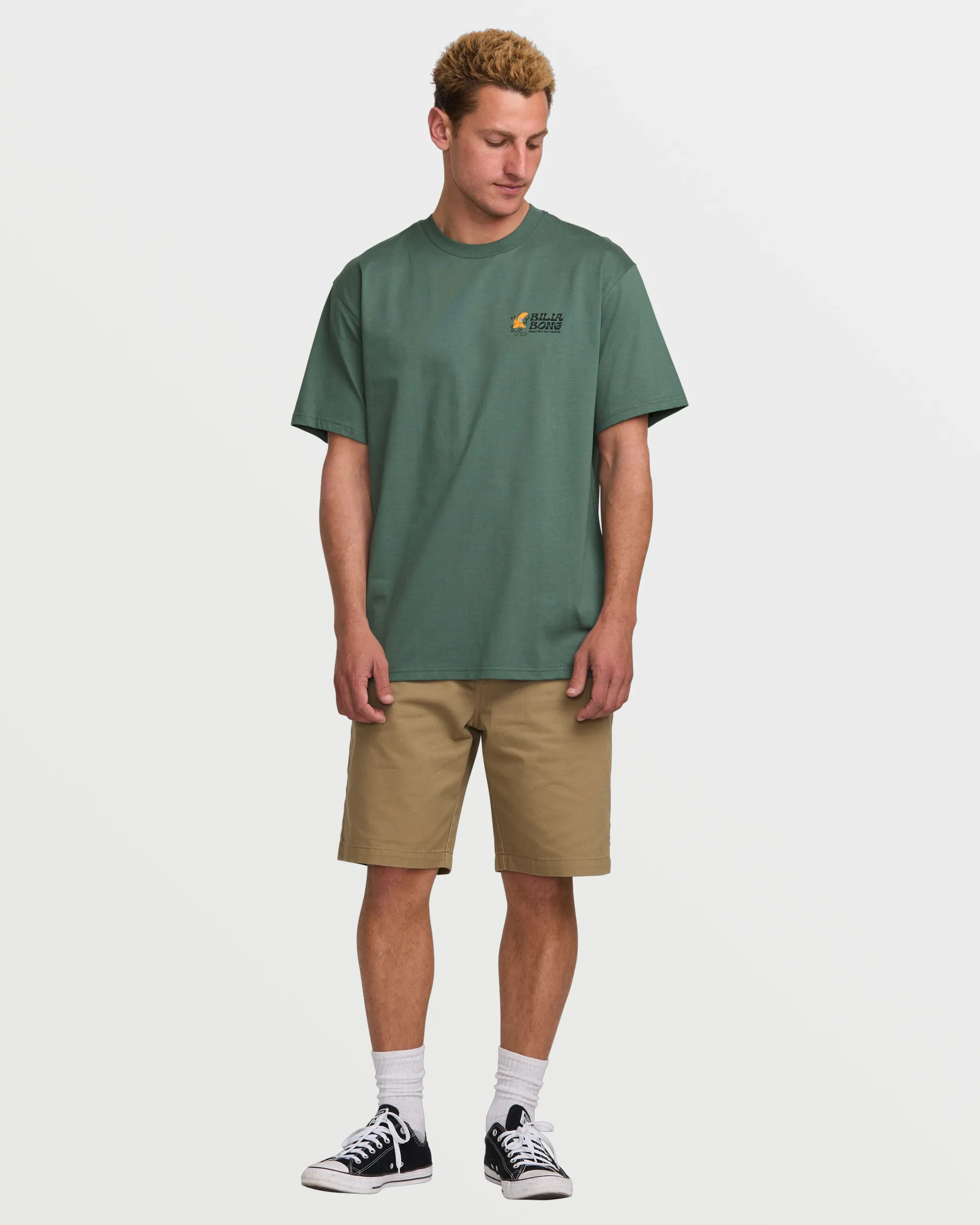 Happy Fins Regular Short Sleeve Tee - Dark Slate sold by Billabong product image thumbnail 5