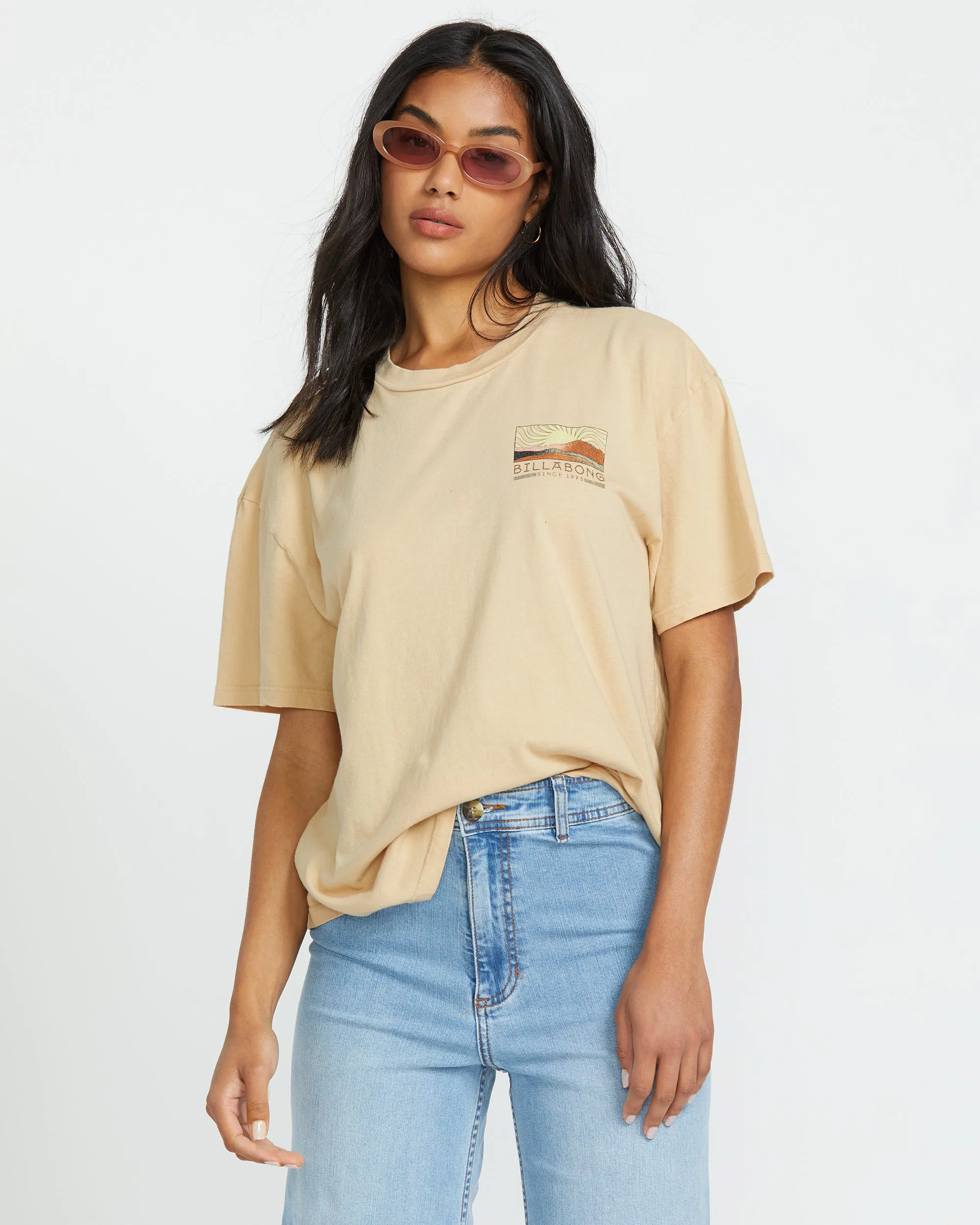 Sun Phased Short Sleeve Tee - Khaki sold by Billabong