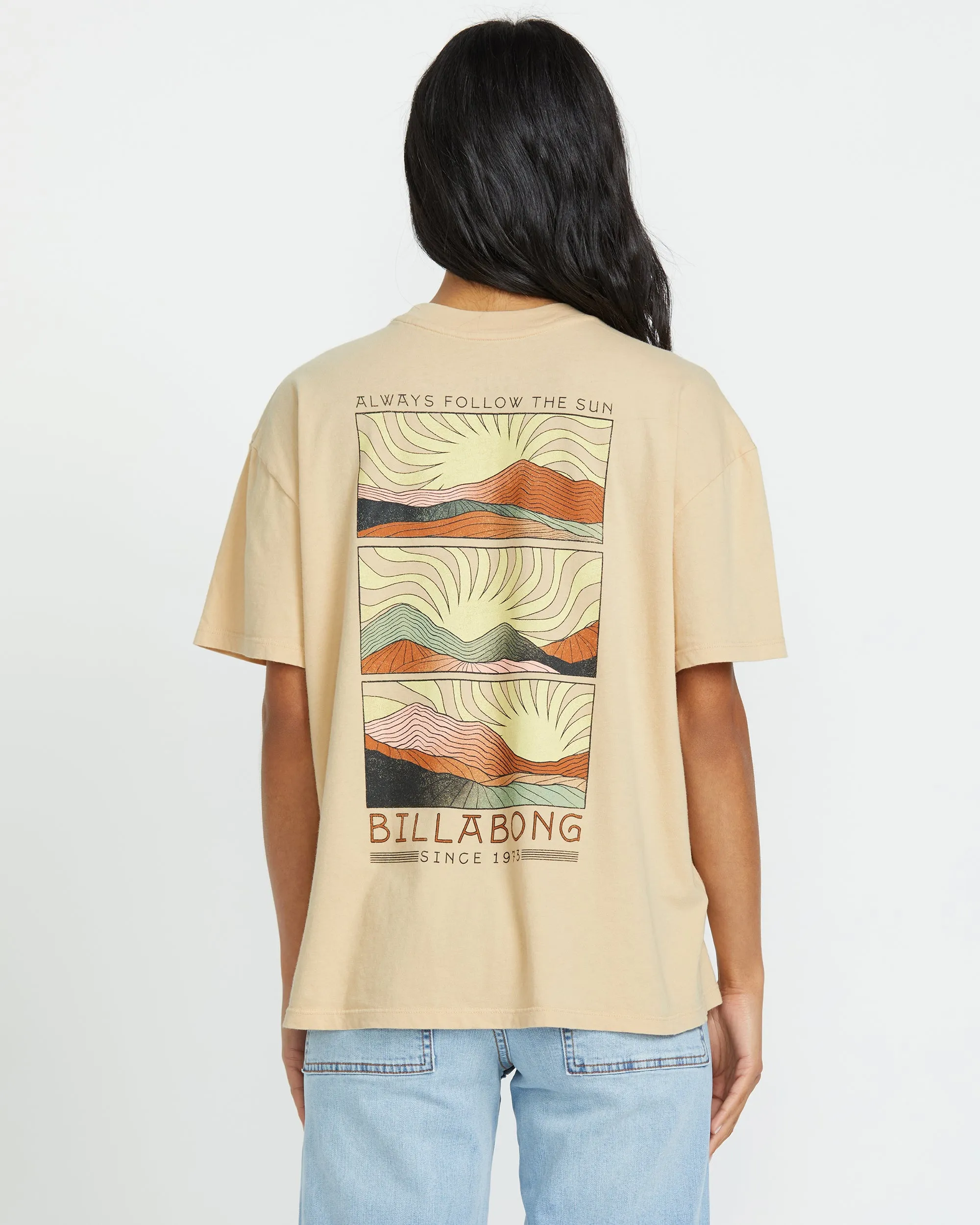 Sun Phased Short Sleeve Tee - Khaki sold by Billabong product image thumbnail 2
