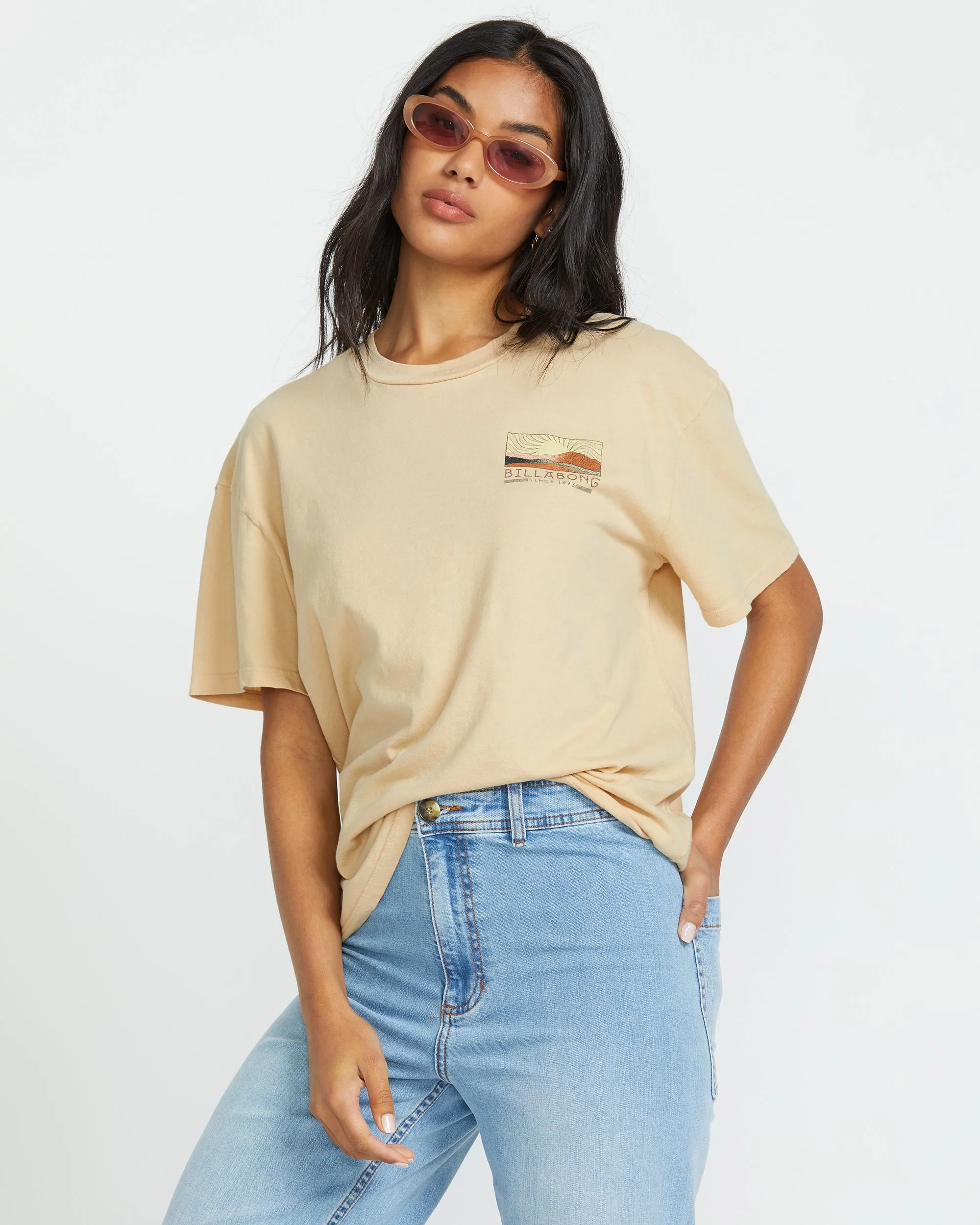 Sun Phased Short Sleeve Tee - Khaki sold by Billabong product image thumbnail 3